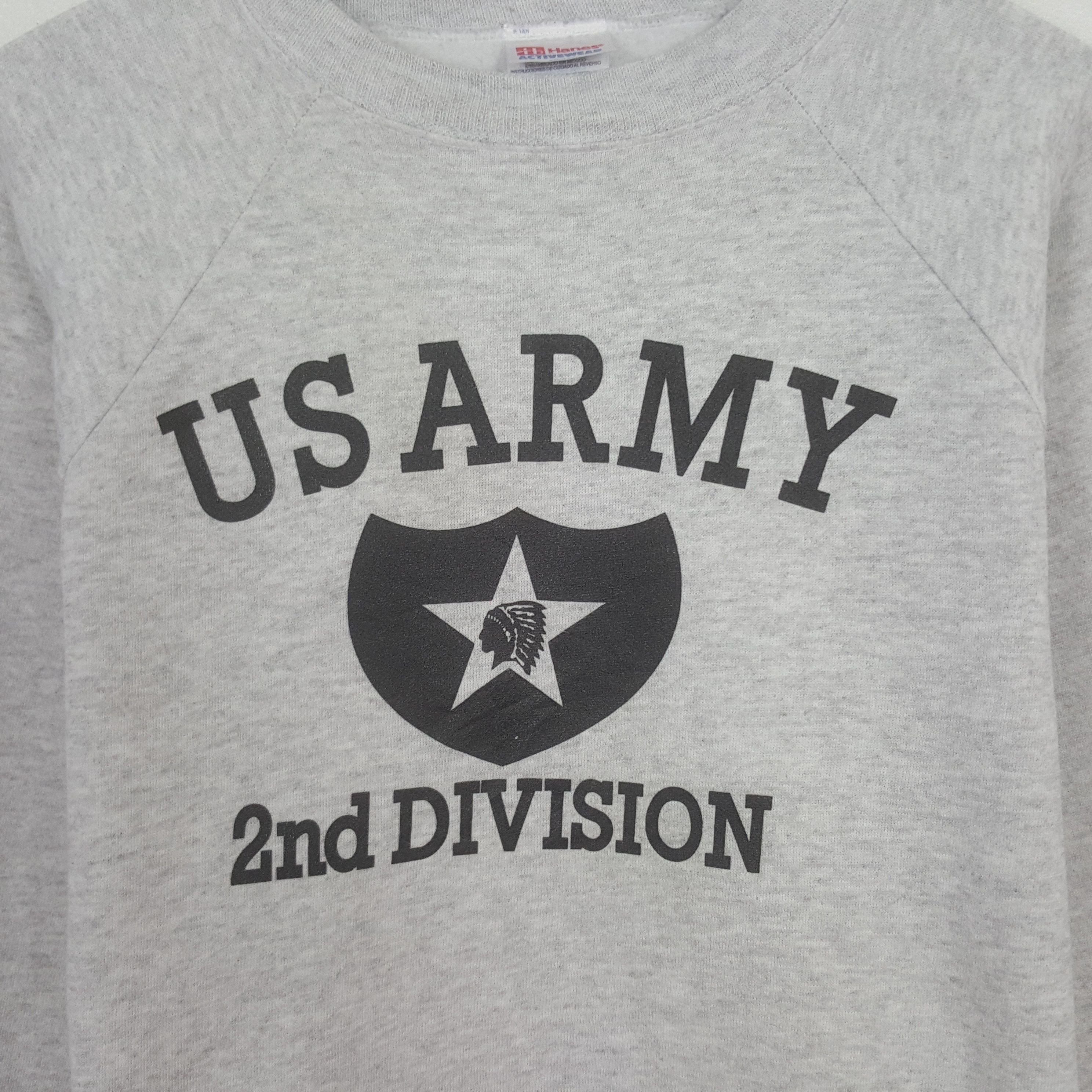 Vintage Vintage US Army Sweatshirt Size US M / EU 48-50 / 2 - 2 Thumbnail