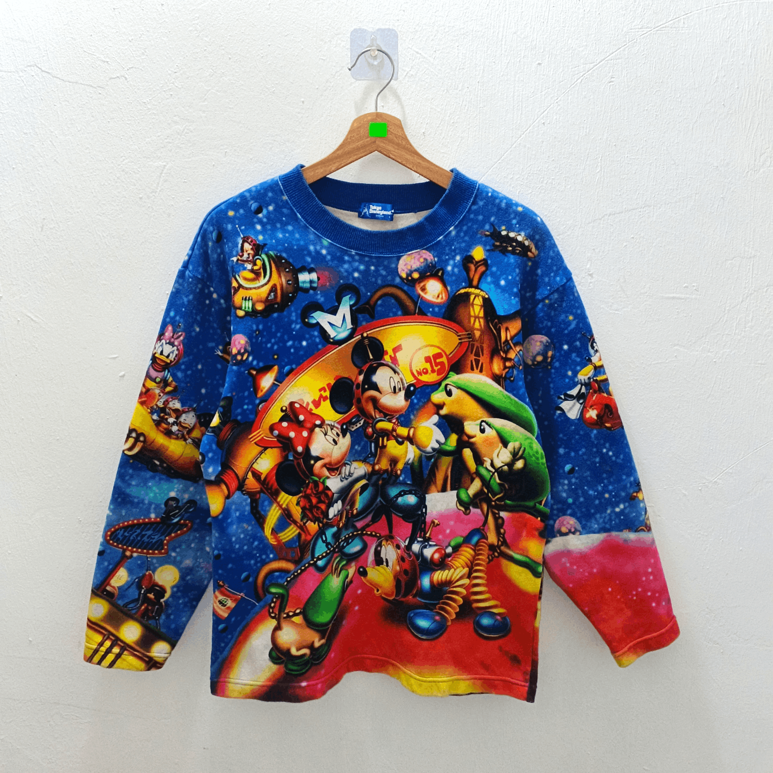 Disney Vintage 90's Disney AOP Mickey Mouse Astronaut Size Large Size US L / EU 52-54 / 3 - 1 Thumbnail