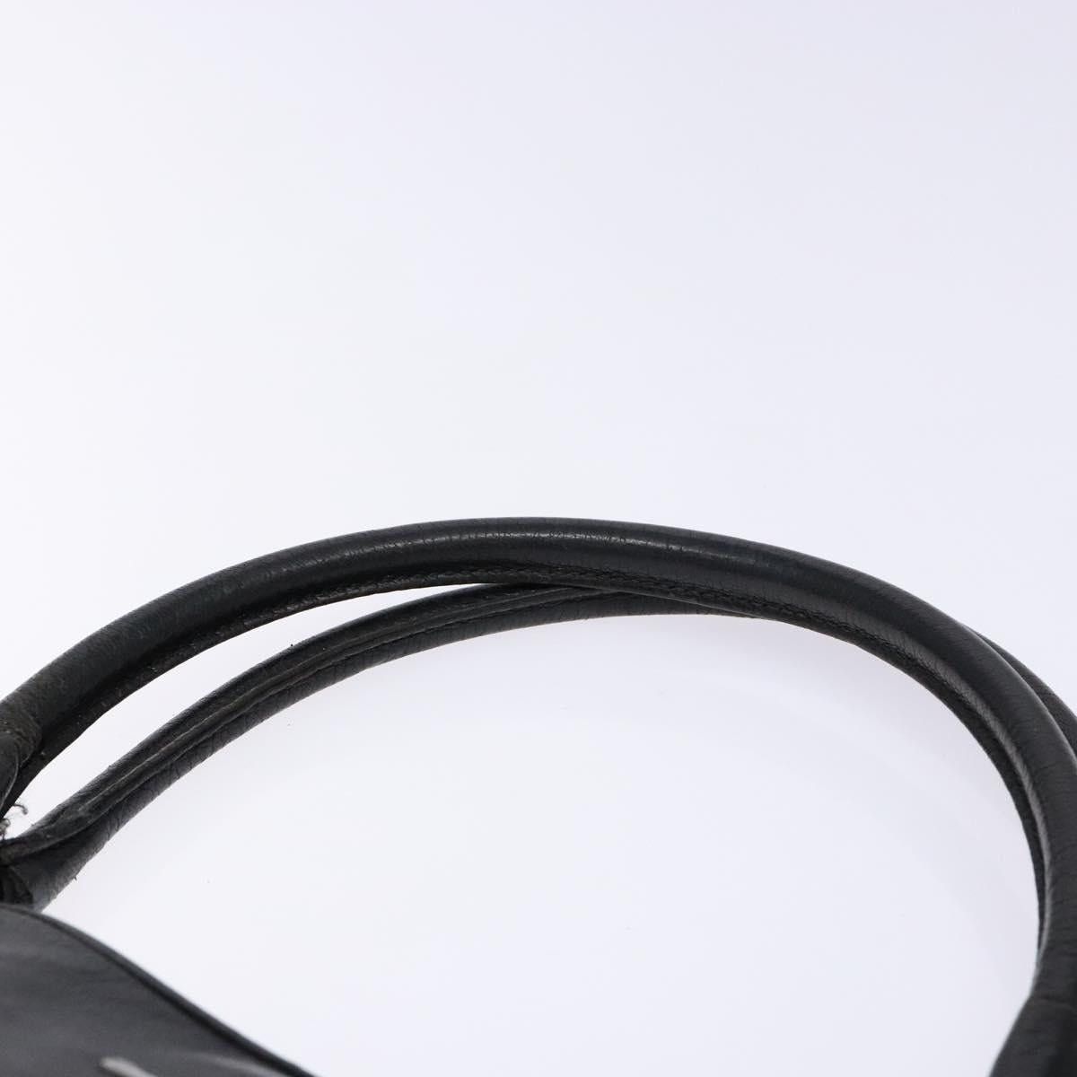 Gucci GUCCI Tote Bag Leather Black Silver Size ONE SIZE - 8 Thumbnail