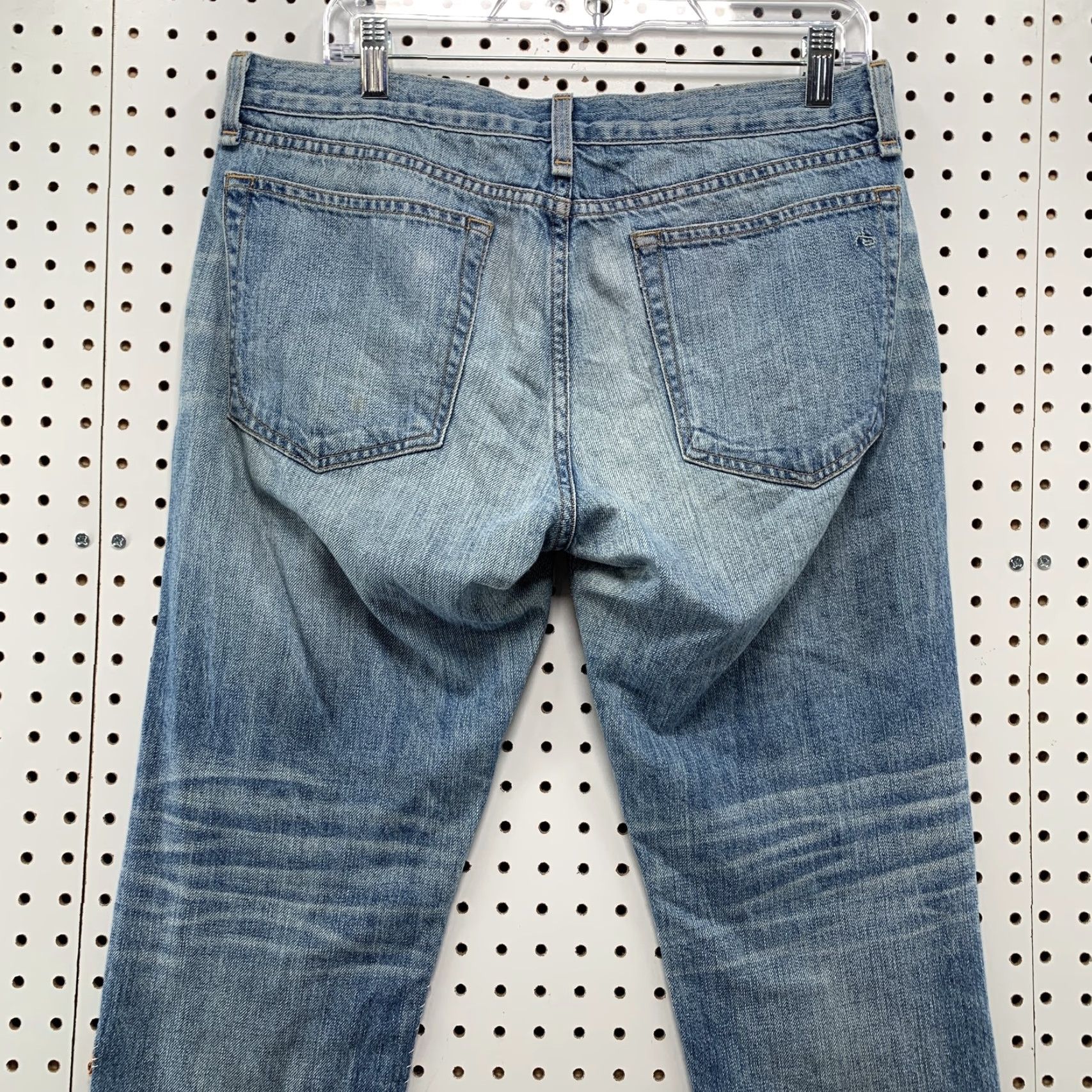 Rag & Bone VINTAGE Rag & Bone Patchwork Denim Jeans Womens Size 28 34x28 Blue Regular 5-Pocket Womens Jeans Size 28" / US 6 / IT 42 - 6 Thumbnail
