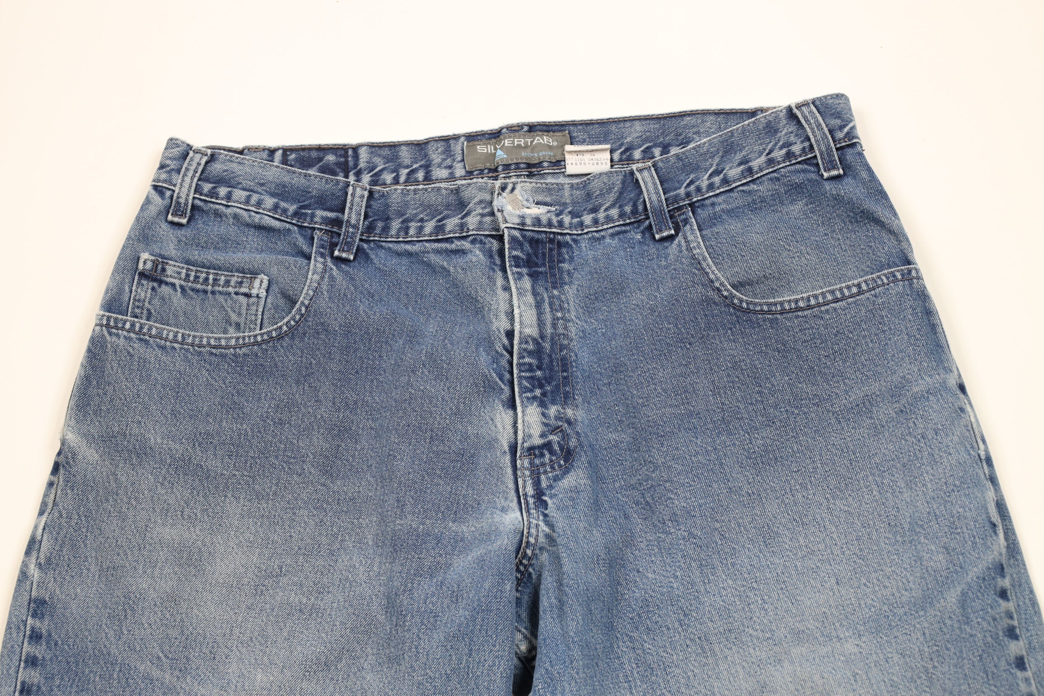 Levi's × Vintage Vintage Y2K 2001 Levis SilverTab Baggy Wide Leg Denim Jeans Size US 36 / EU 52 - 2 Thumbnail