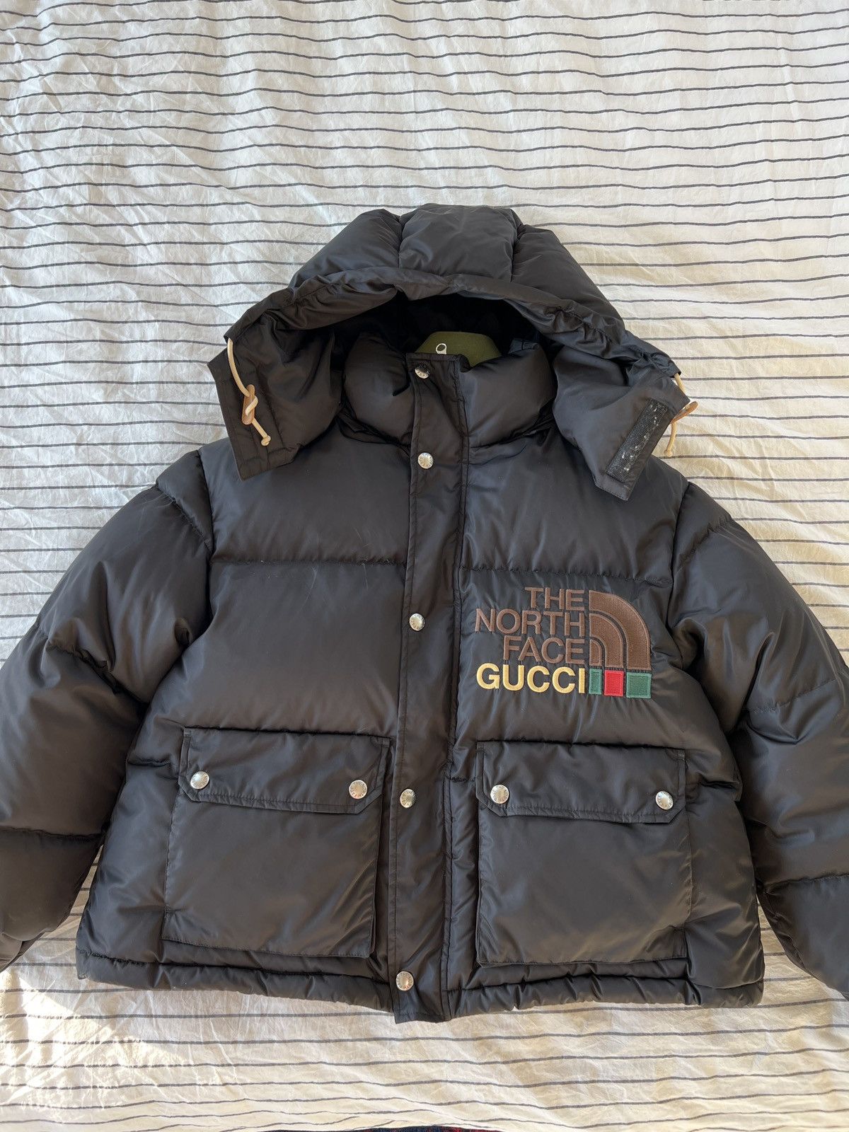 GUCCI x THE NORTH FACE Lime Down Jacket Size S