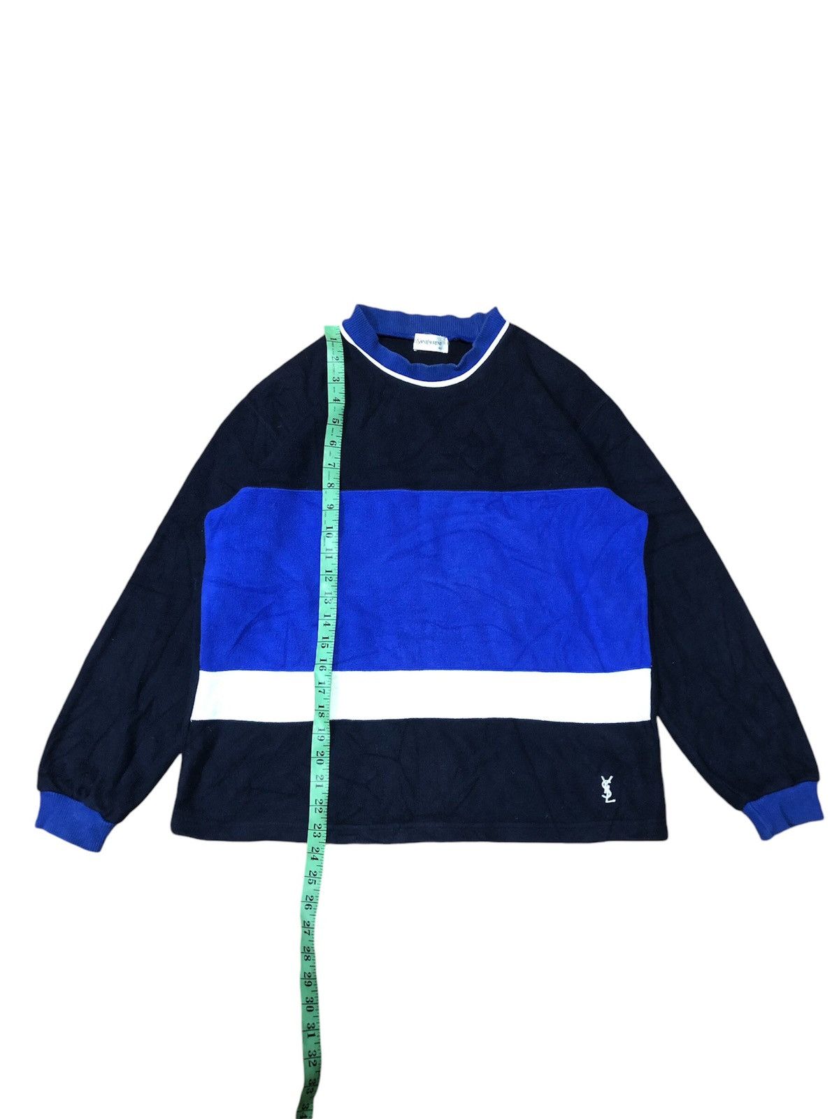 Japanese Brand × Vintage × Yves Saint Laurent Vintage YvesSaintLaurent Embroid Logo Sweatshirt Size US M / EU 48-50 / 2 - 7 Thumbnail
