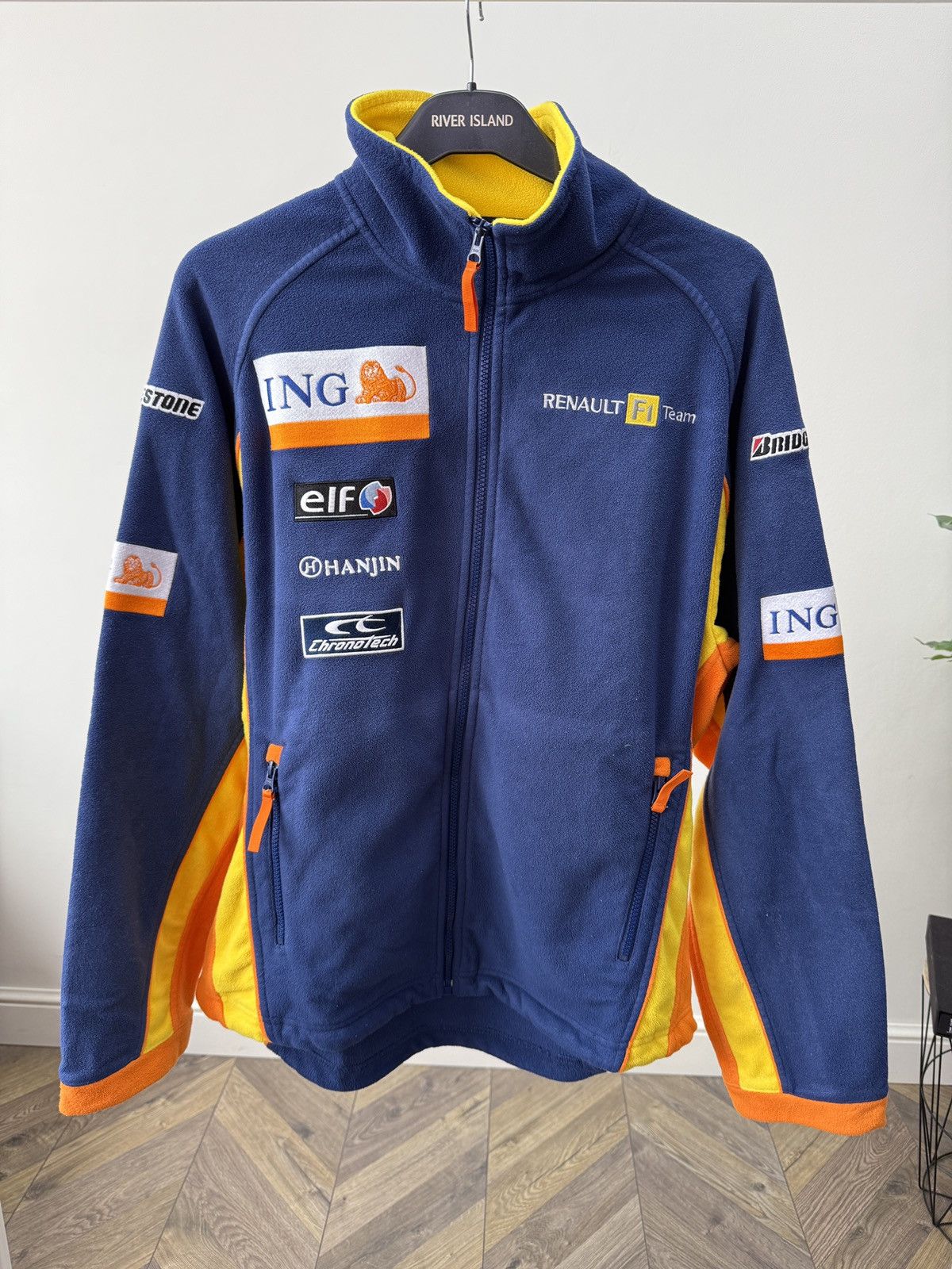 Other Vintage Renault F1 Team ING Fleece Jacket Size US L / EU 52-54 / 3 - 1 Thumbnail