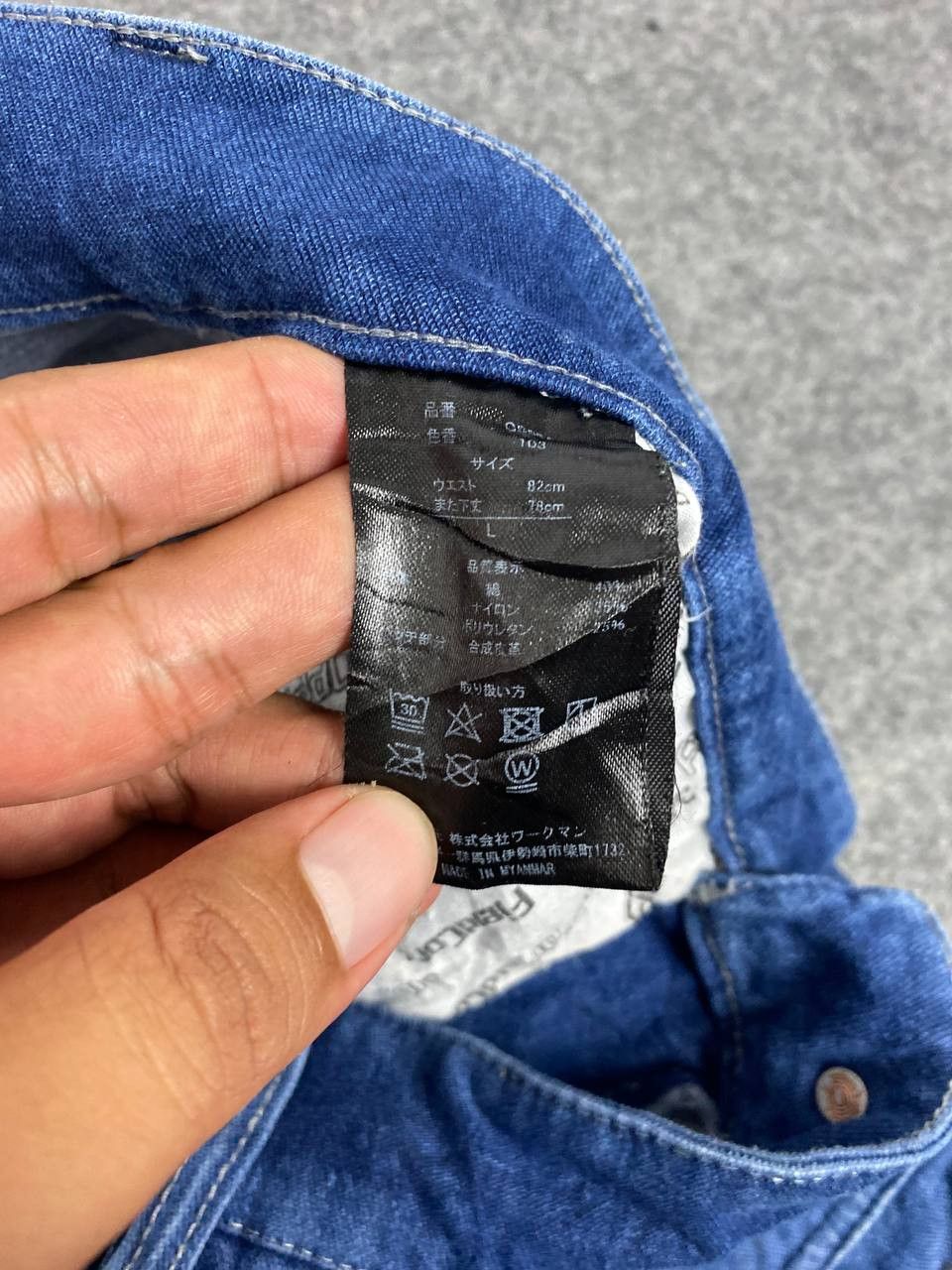 Japanese Brand fieldcore cargo aerolight distressed denim Size US 34 / EU 50 - 13 Thumbnail