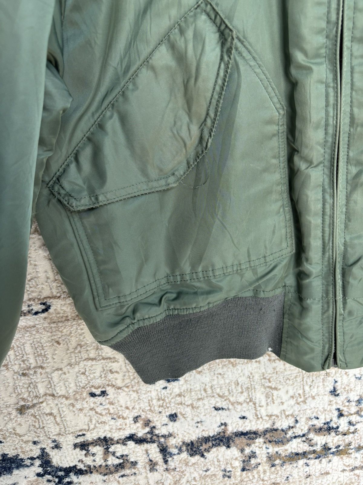 Alpha Industries × Vintage VINTAGE ALPHA INDUSTRIES BOMBER JACKET MADE IN USA Size US L / EU 52-54 / 3 - 6 Thumbnail