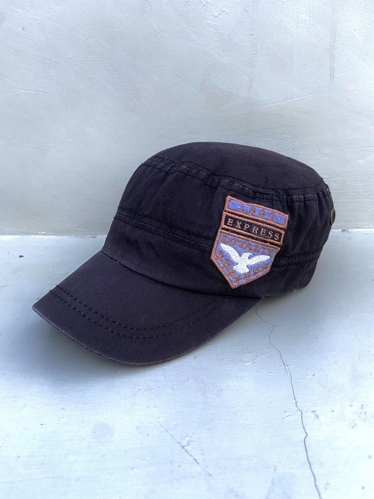 If Six Was Nine 2000s pilot hat express loyalty patrol hat Size ONE SIZE - 3 Thumbnail