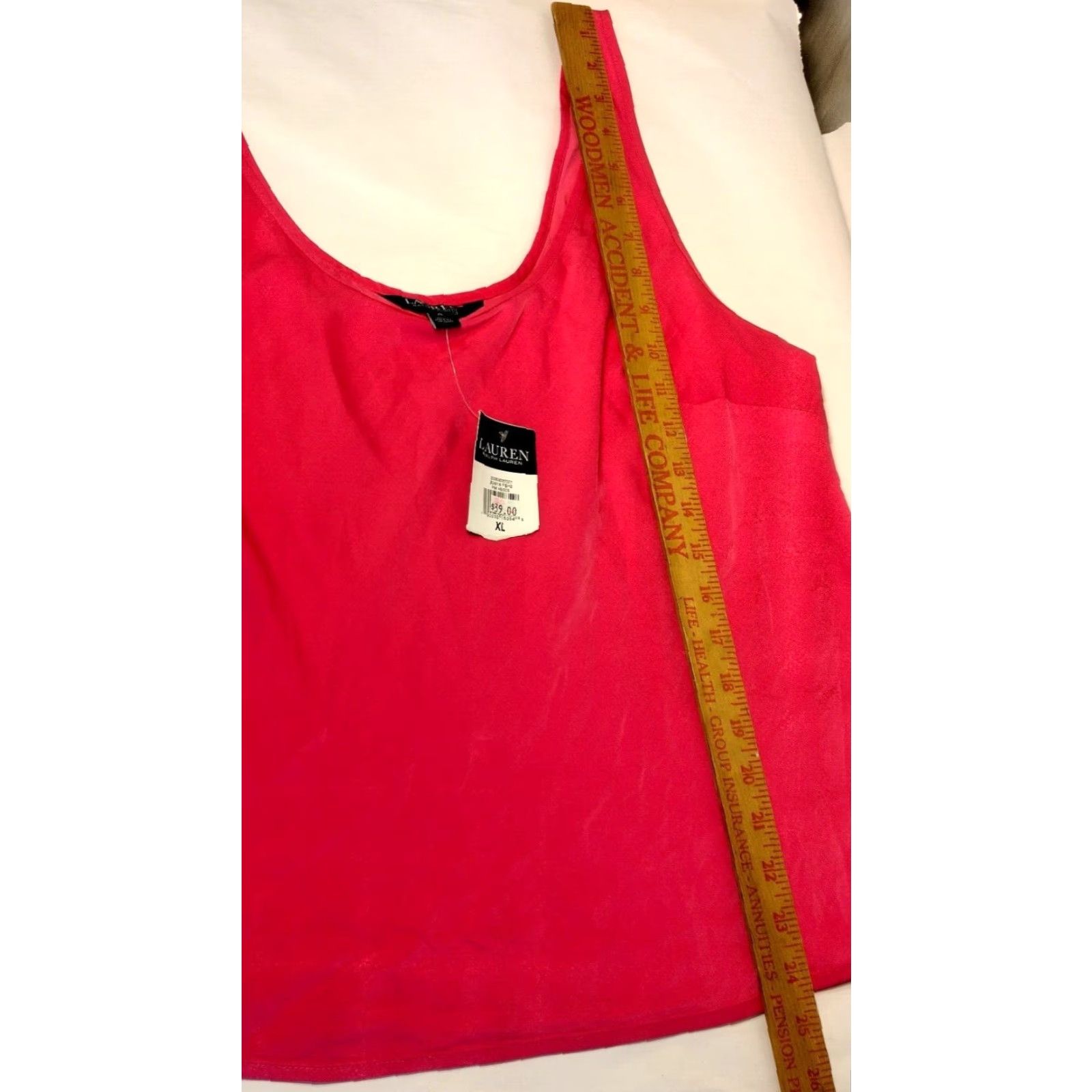 Ralph Lauren Lauren Ralph Lauren Shirt Women XL Sleeveless Pink Hibiscus Lightweight Top Size XL / US 12-14 / IT 48-50 - 4 Thumbnail