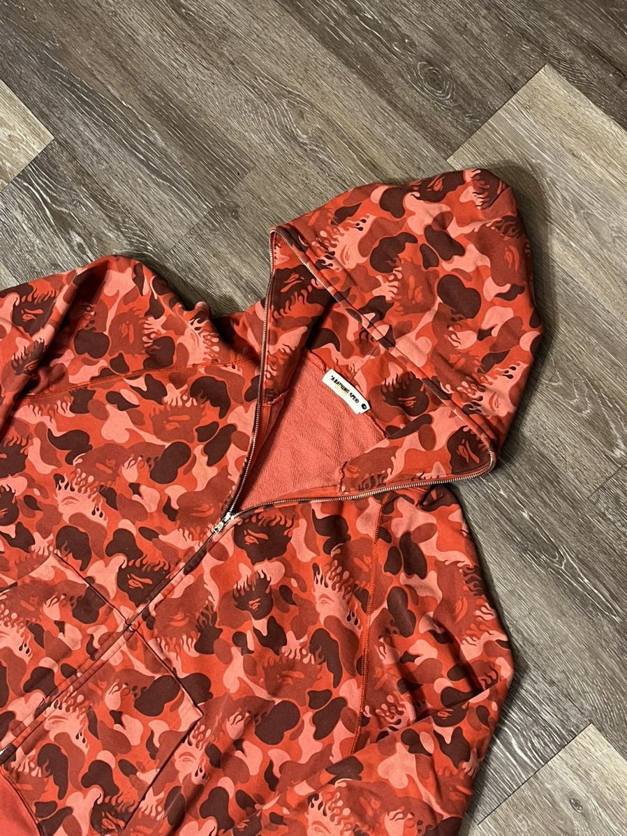 Bape × Nigo BAPE 2000s ABC Fire Camo Zip Up Classic Size US M / EU 48-50 / 2 - 6 Thumbnail