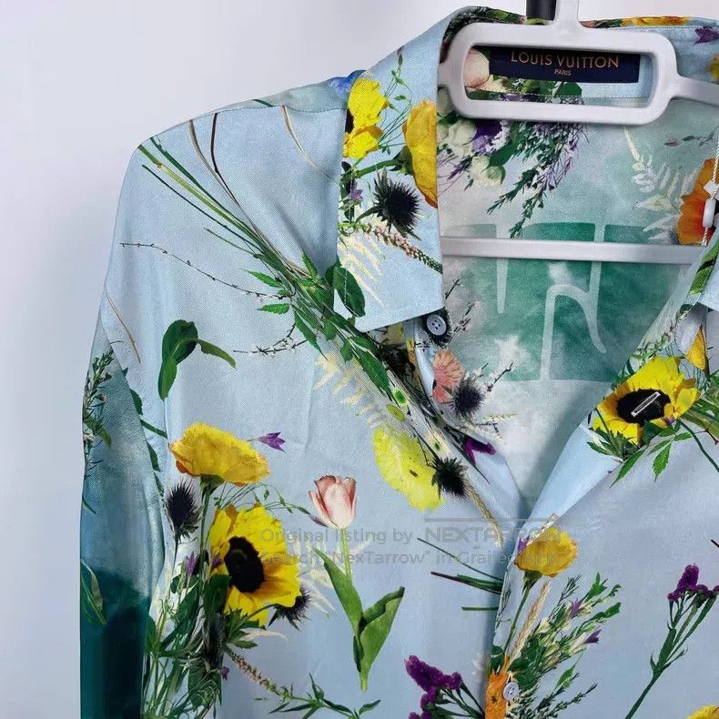 Louis Vuitton Louis Vuitton Silk Shirt Size US L / EU 52-54 / 3 - 3 Thumbnail