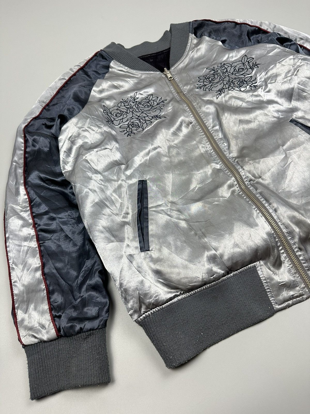 Japanese Brand Japanese Sukajan Embroidered Reversible Suede Jacket Size US M / EU 48-50 / 2 - 7 Thumbnail