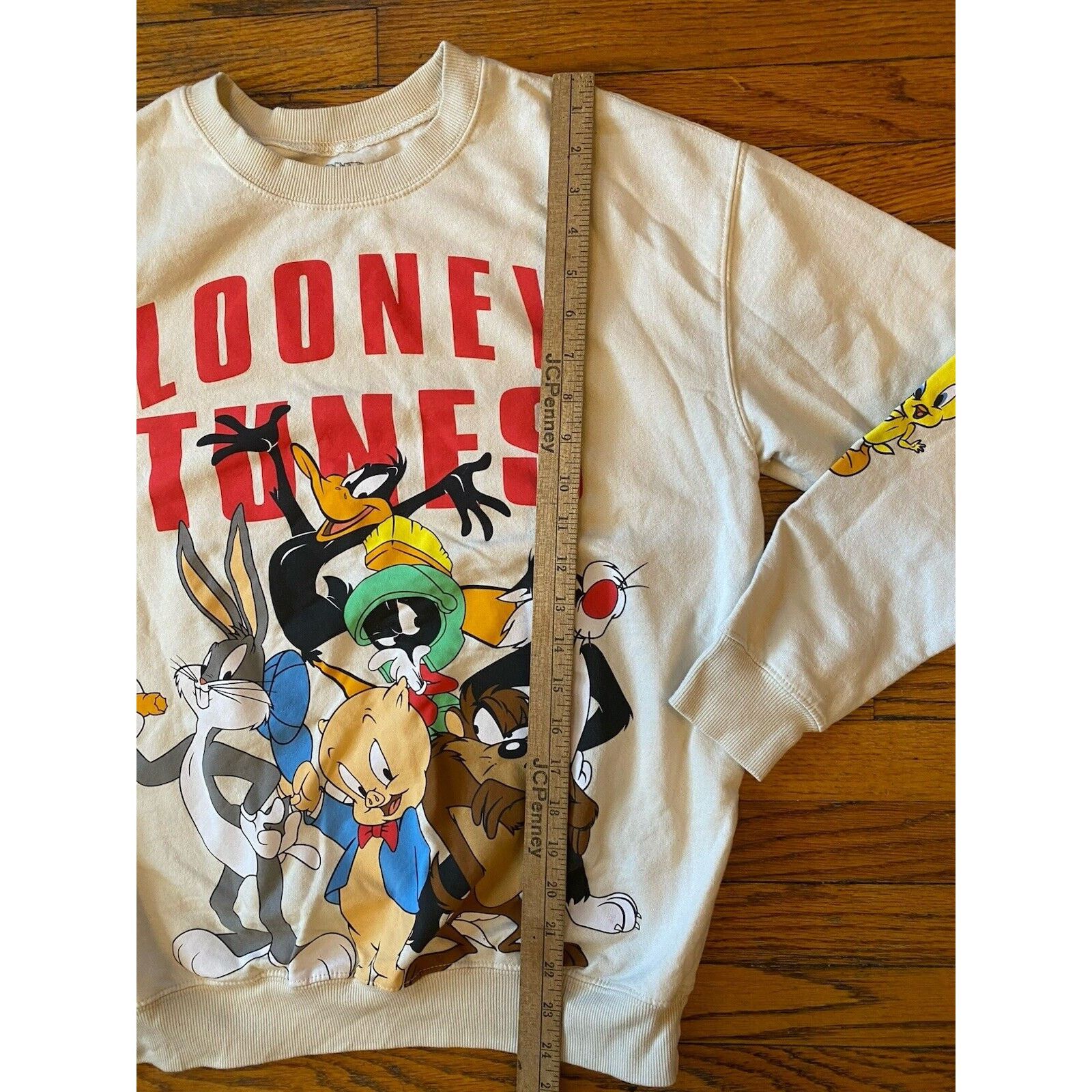 Other Looney Tunes Characters Sweatshirt Women’s Medium Cream Size M / US 6-8 / IT 42-44 - 7 Thumbnail