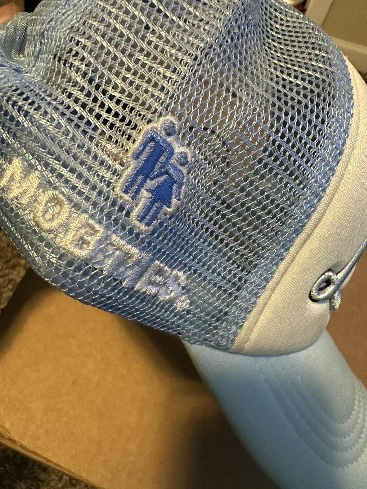 Homme + Femme La Homme Femme Mob Ties Loyalty Trucker Blue Cap Size ONE SIZE - 4 Thumbnail