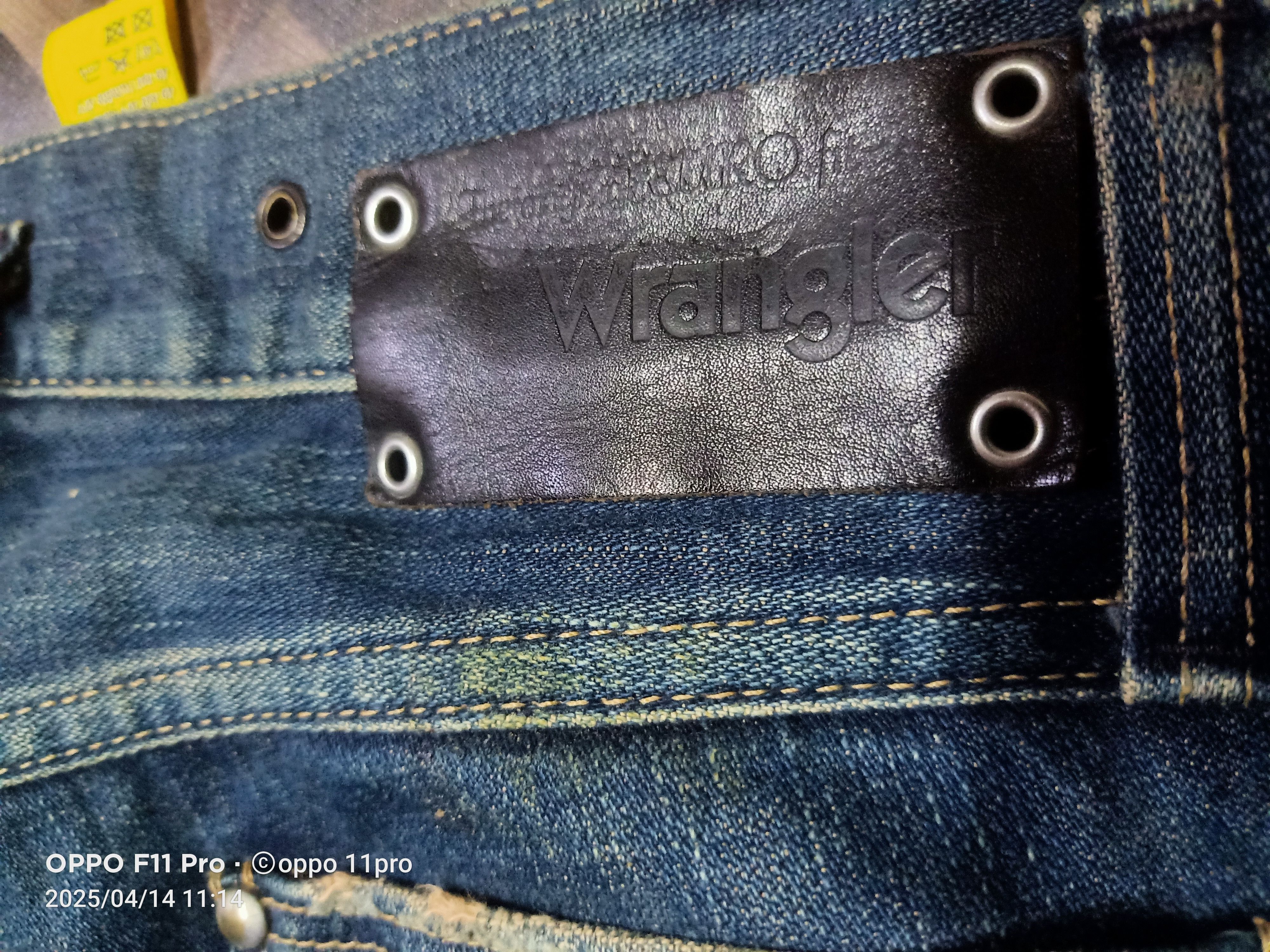 If Six Was Nine × Le Grande Bleu (L.G.B.) × Wrangler Wrangler Vtg Euro Fit Flare Denim Non Selvedge Size US 30 / EU 46 - 7 Thumbnail
