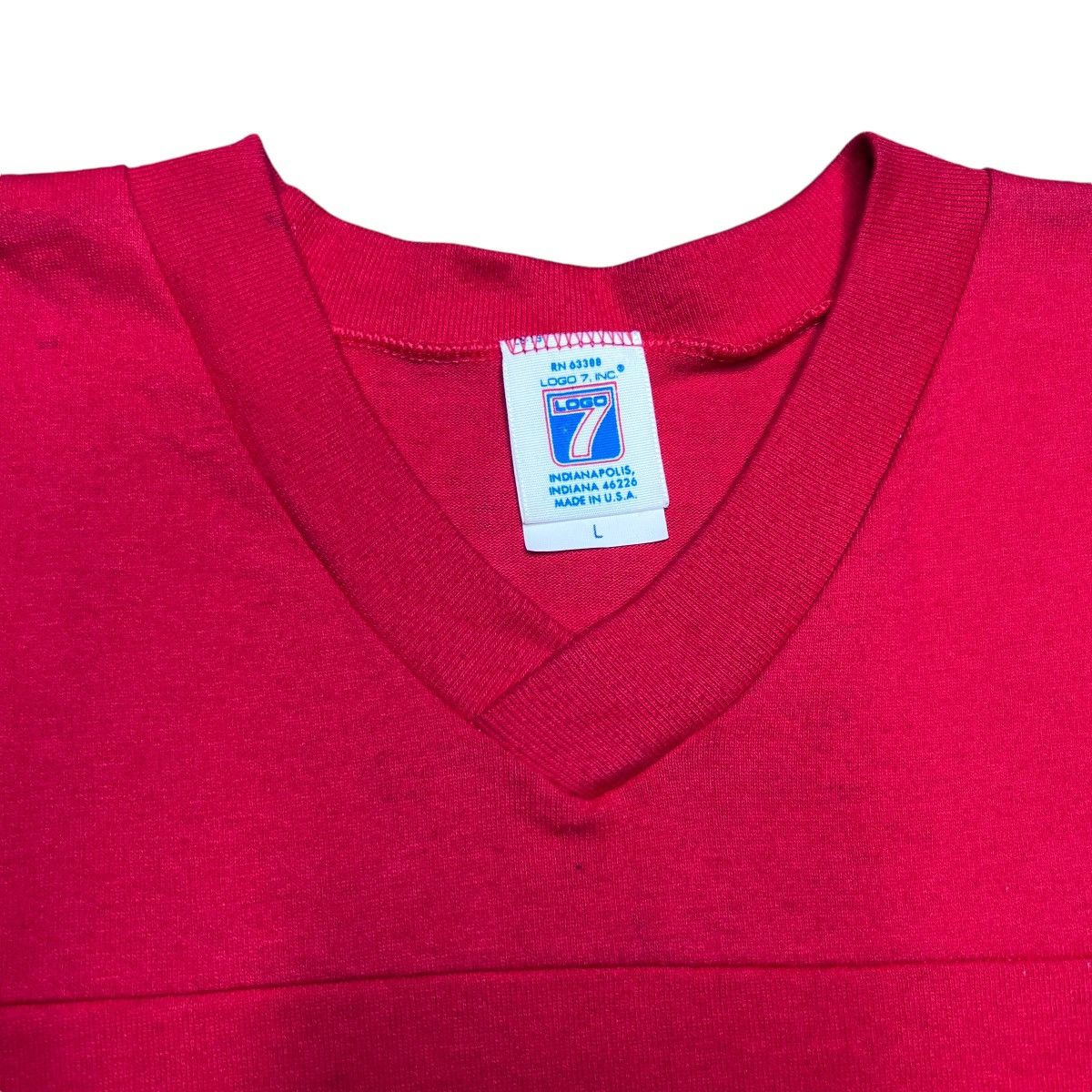 NFL × Salem Sportswear × Vintage Vintage 90s NFL San Francisco 49ers 3D Spell Out Logo 7 Tee Size US L / EU 52-54 / 3 - 2 Thumbnail