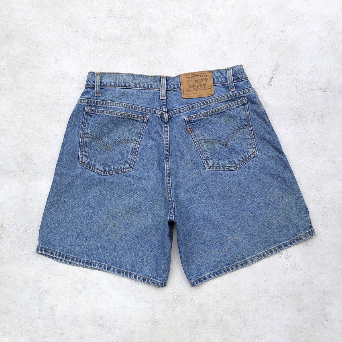 Levi's × Levi's Vintage Clothing Vtg levi's 36951 orange tab short denim pants Size US 34 / EU 50 - 1 Thumbnail