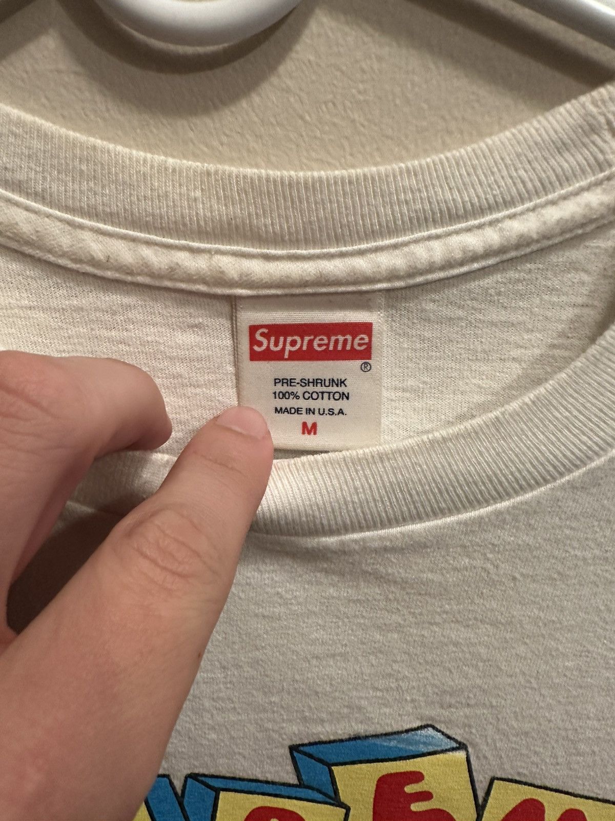 Supreme Supreme Dynamite Tee Size Medium White Size US M / EU 48-50 / 2 - 3 Thumbnail