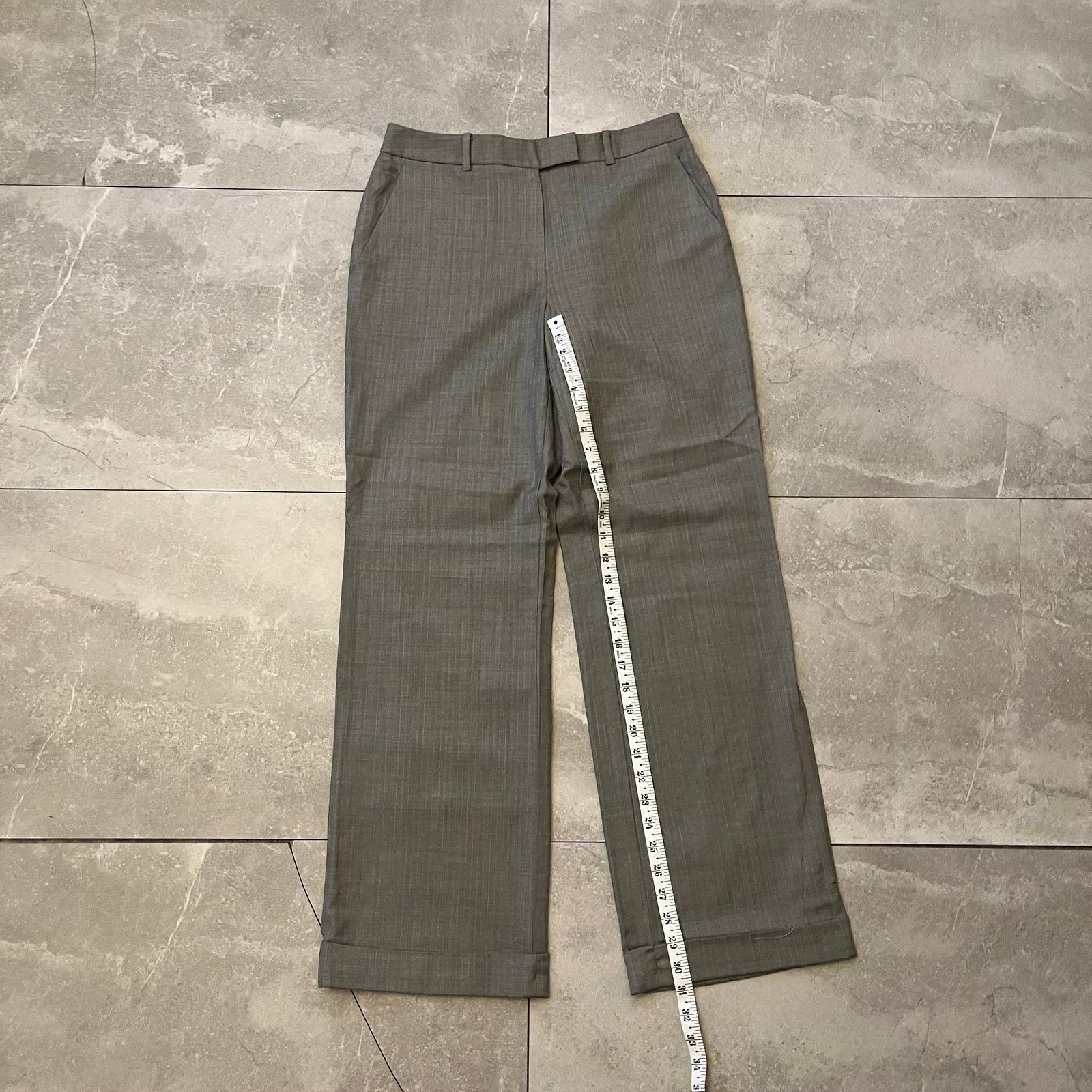 Brooks Brothers Vintage Brooks Brothers Gray Dress Pants – Size 6 – Wool Size 28" / US 6 / IT 42 - 3 Thumbnail