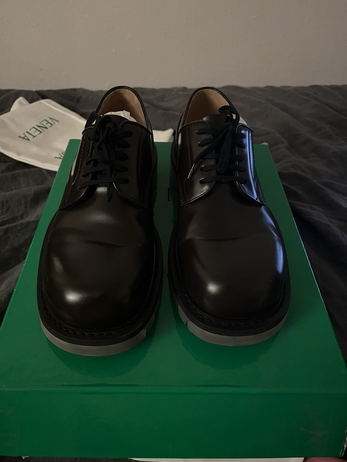 Bottega Veneta bottega derbies with clear sole Size US 10.5 / EU 43-44 - 9 Thumbnail