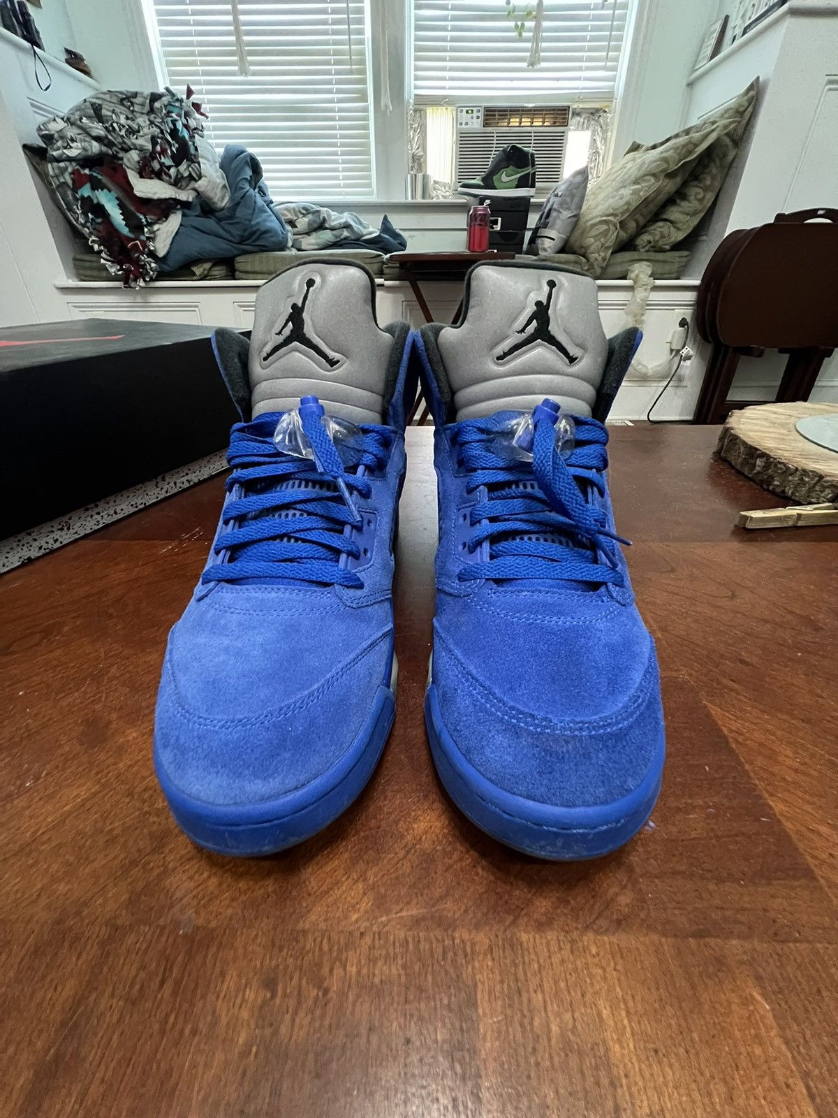 Jordan Brand Air Jordan 5 Retro “ Blue Suede” Size US 10.5 / EU 43-44 - 3 Thumbnail