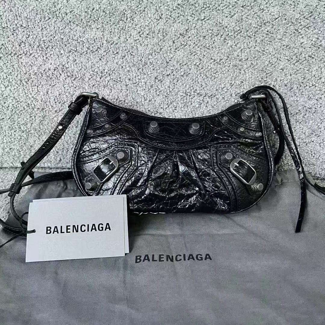 Balenciaga Balenciaga Black Shoulder Bag Women Size ONE SIZE - 1 Thumbnail