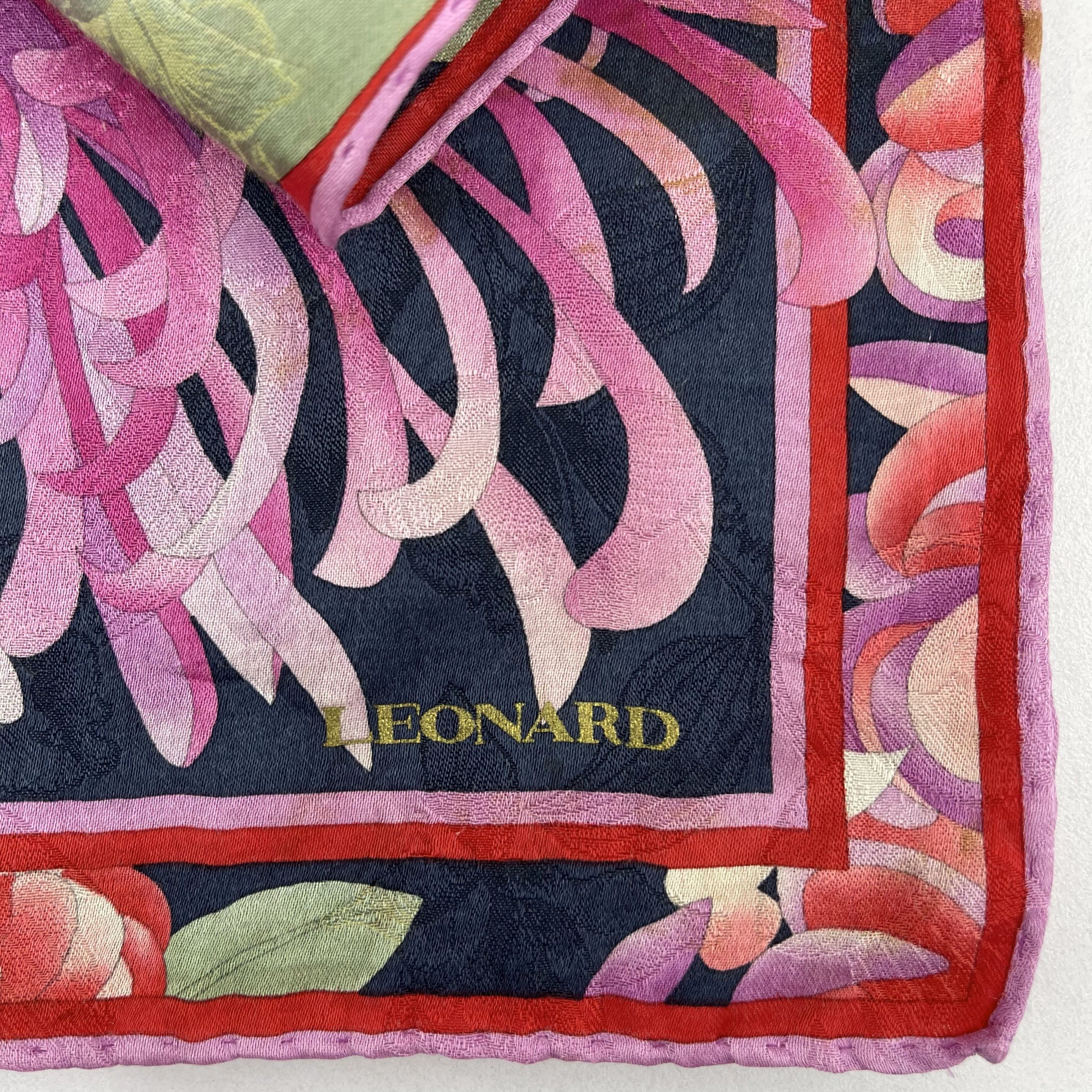 Designer Leonard Silk Handkerchief / Neckerchief / Bandana - 4174 Size ONE SIZE - 4 Thumbnail