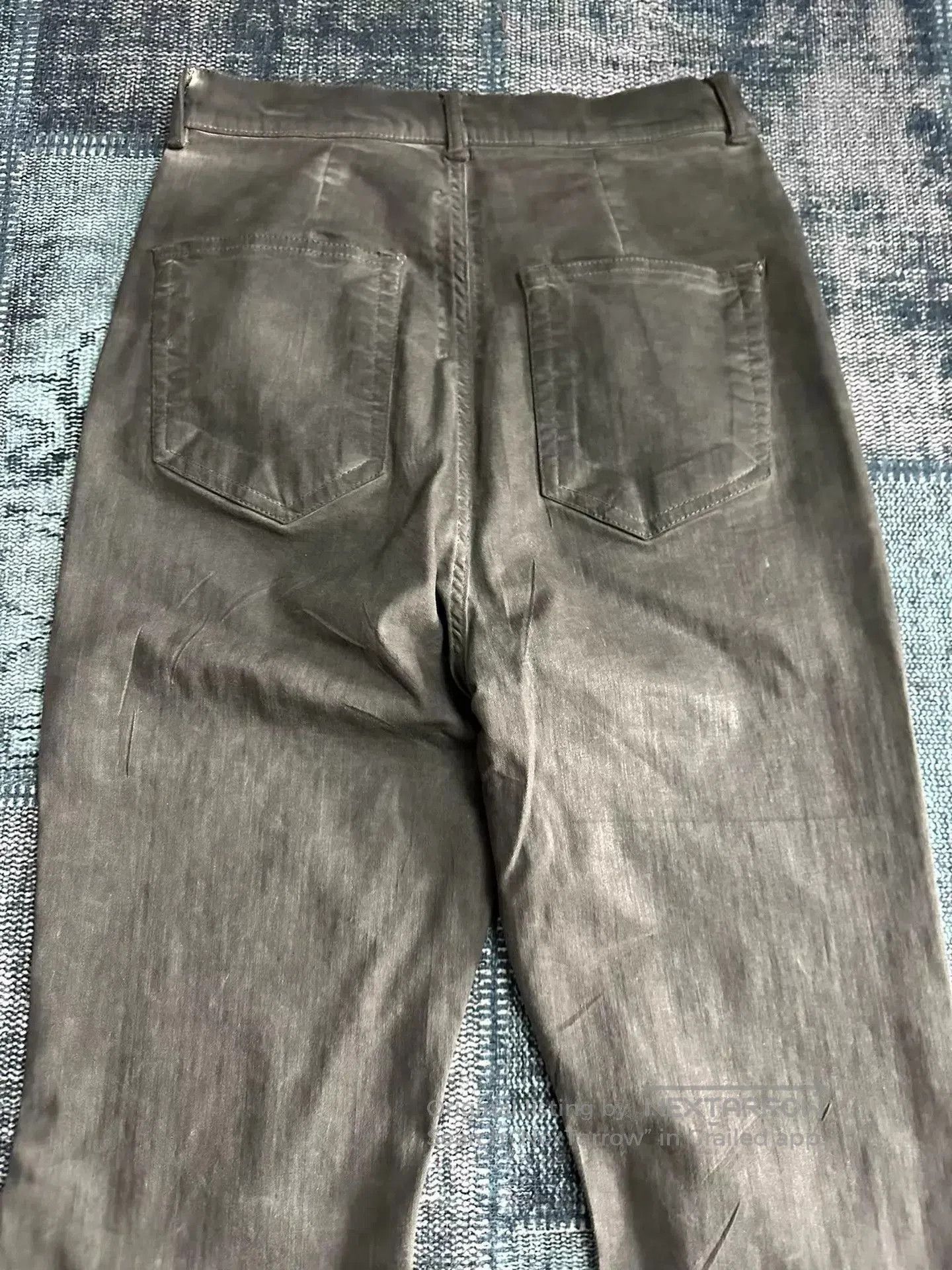 Rick Owens Gray Flared Denim Pants Size 30. Size US 30 / EU 46 - 7 Thumbnail