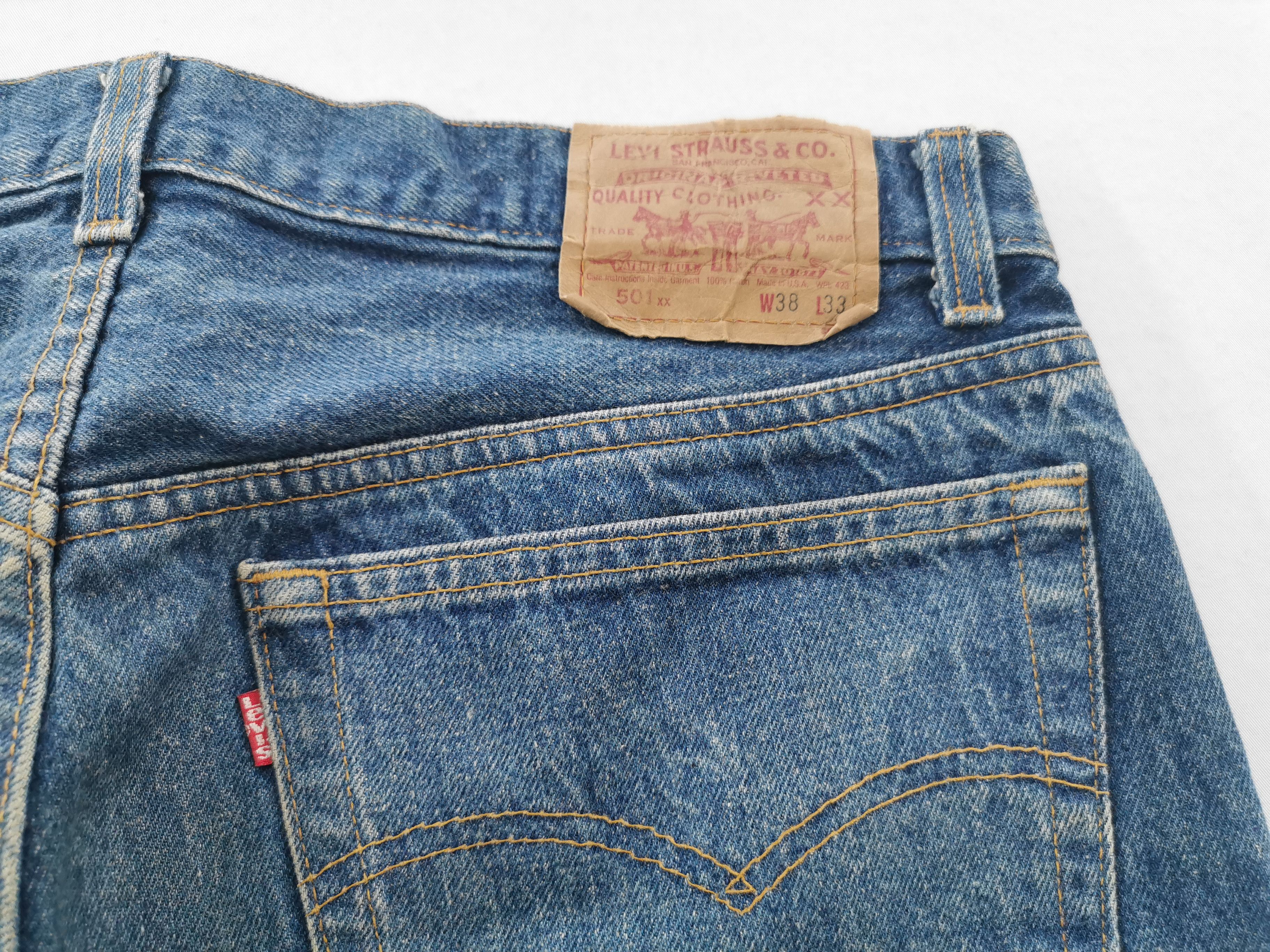 Levi's Vintage 90's Levis Lot 501 Denim Made In USA Size 34/38x32 Size US 34 / EU 50 - 7 Thumbnail