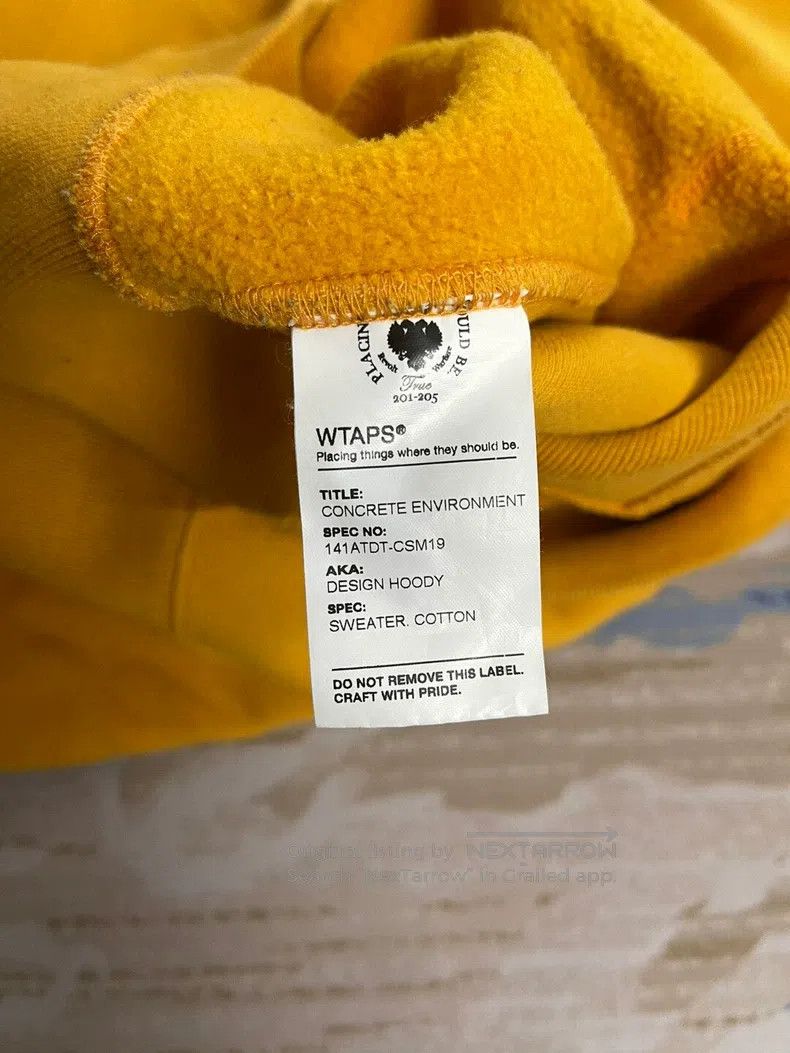 Wtaps Wtaps Yellow hoodie Size US M / EU 48-50 / 2 - 7 Thumbnail
