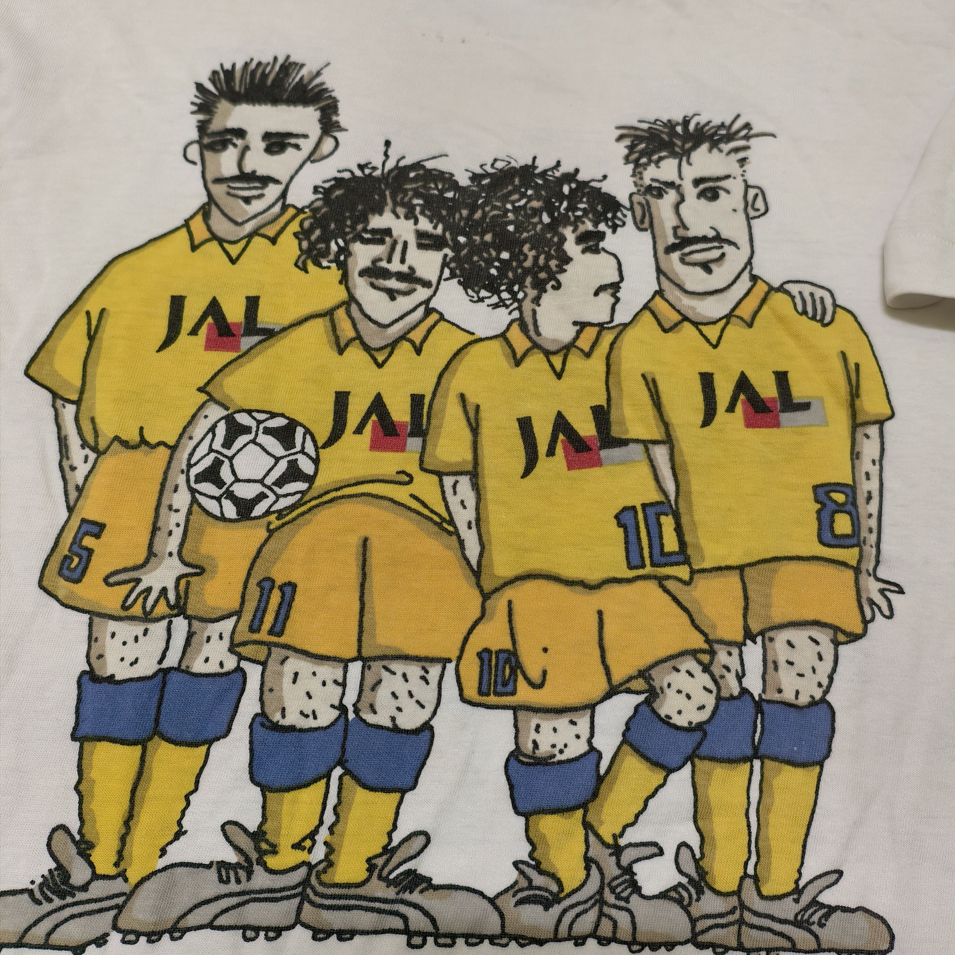 Vintage Vintage Shimizu S-Pulse JAL Football T-shirt Size US L / EU 52-54 / 3 - 3 Thumbnail
