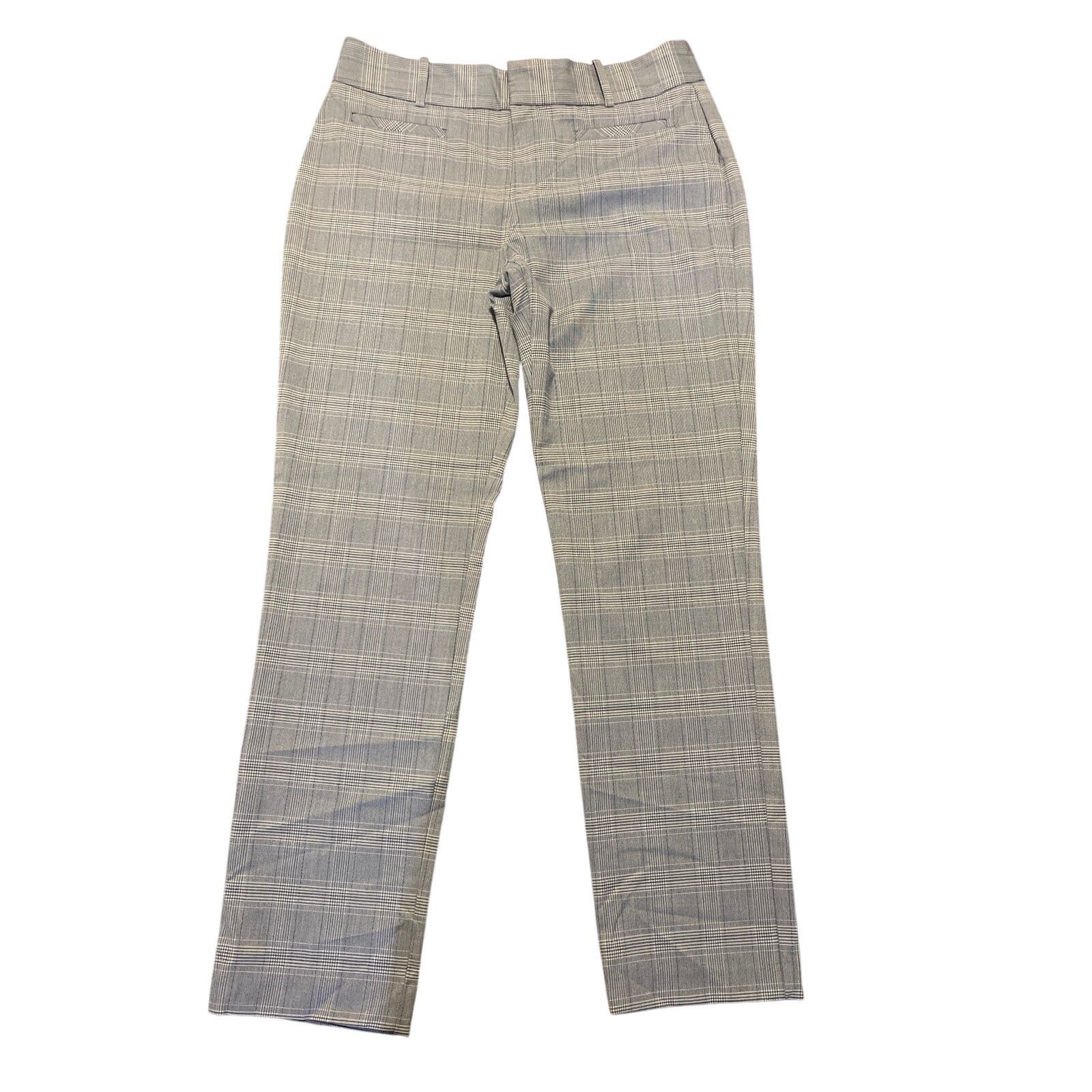 Calvin Klein Plaid Blue Houndstooth Trousers Pants Career Office Preppy Size 28" / US 6 / IT 42 - 1 Thumbnail
