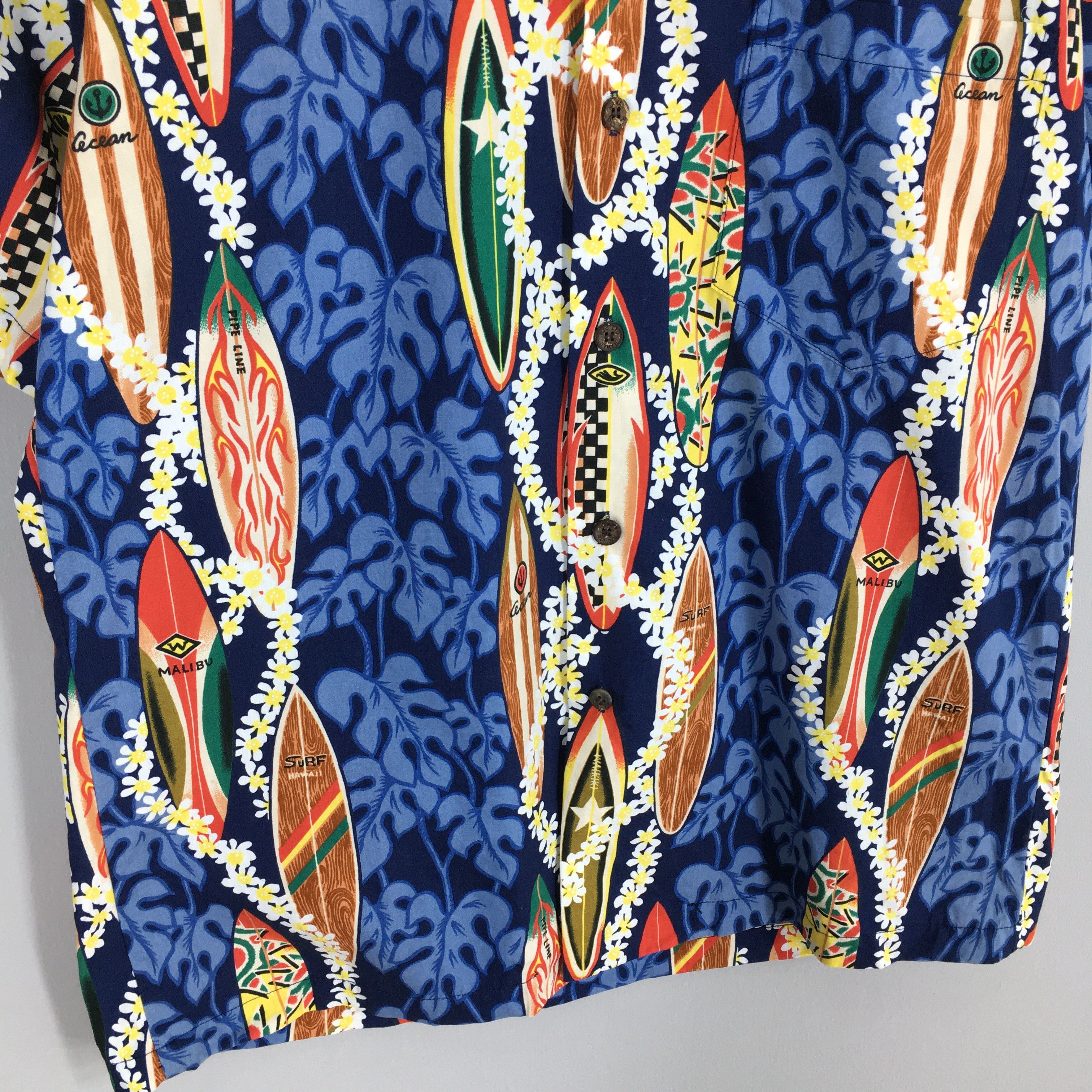 Life's a Beach Vintage Rjc Hawaiian Aloha Surfboard Cotton Shirts Small Size US S / EU 44-46 / 1 - 4 Thumbnail