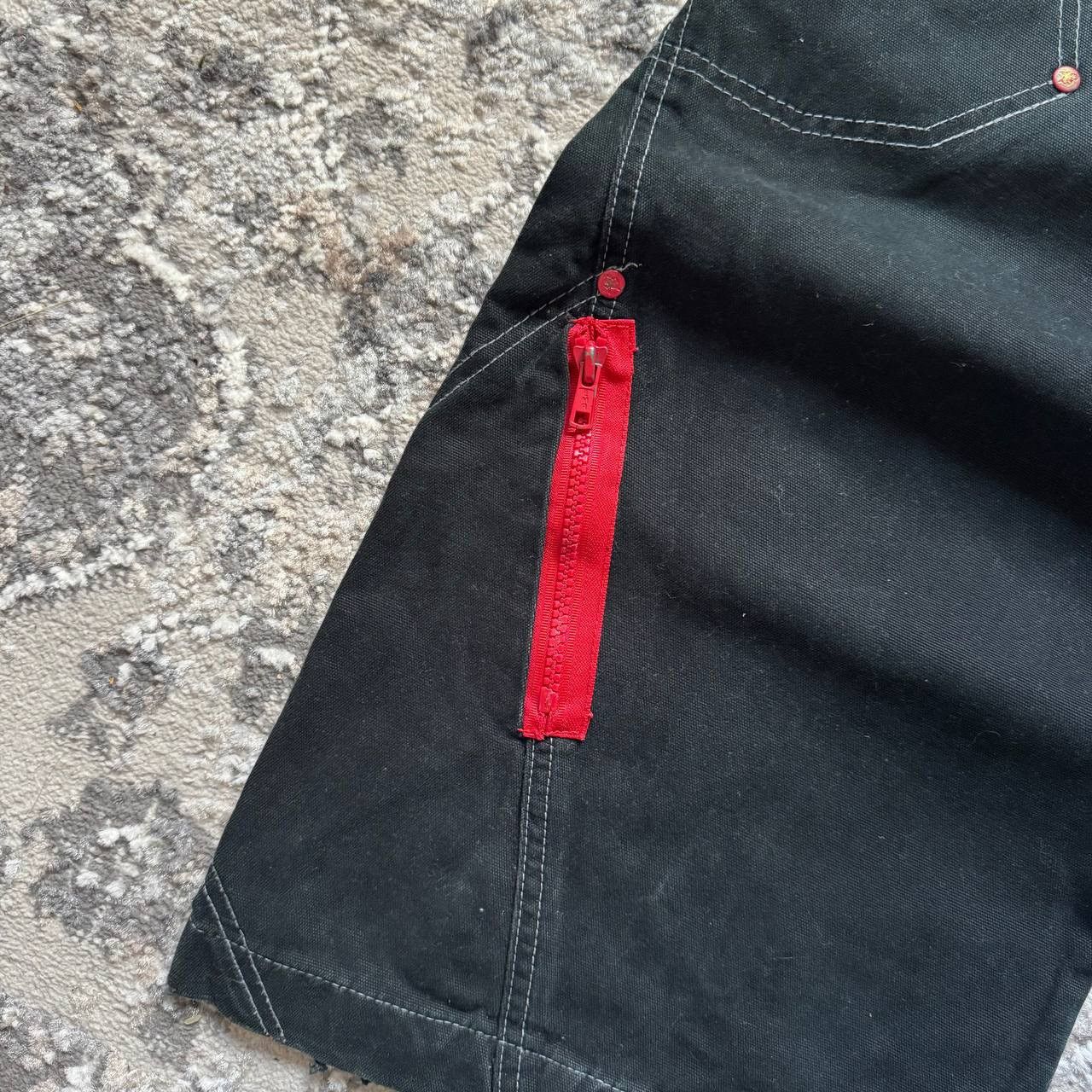 Japanese Brand Japanese Punky Fish Ultra Wide Leg Skate JNCO Skate Pants Size 32" / US 10 / IT 46 - 7 Thumbnail
