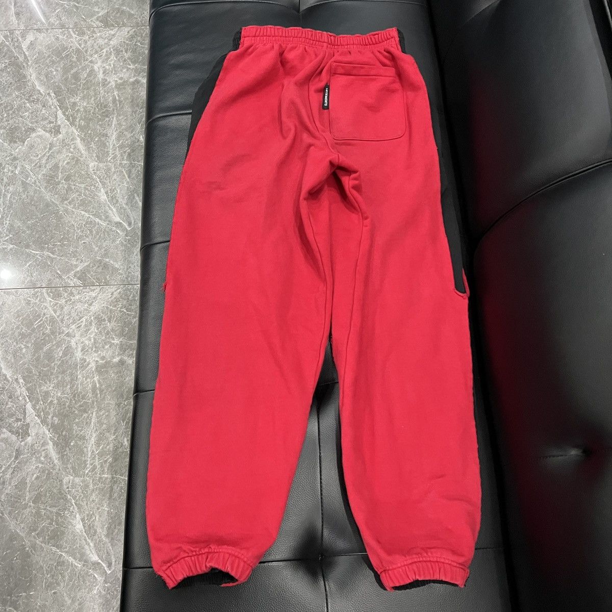Vetements Vetements SS20 Devanagari Logo Asym Patchwork Jogger Pants Size US 30 / EU 46 - 2 Thumbnail