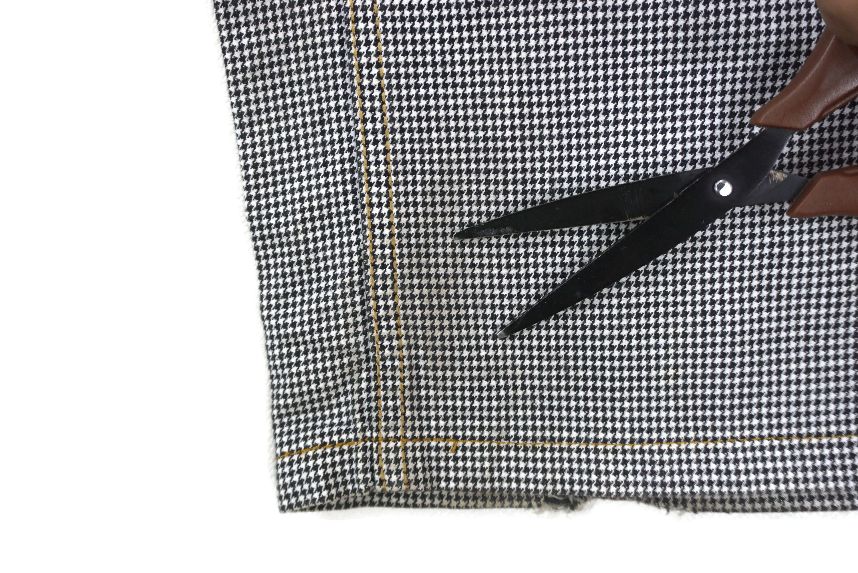 Japanese Brand John Bull Pants Size W30xL31.5 Low Rise Workwear Houndstooth Size US 30 / EU 46 - 9 Thumbnail