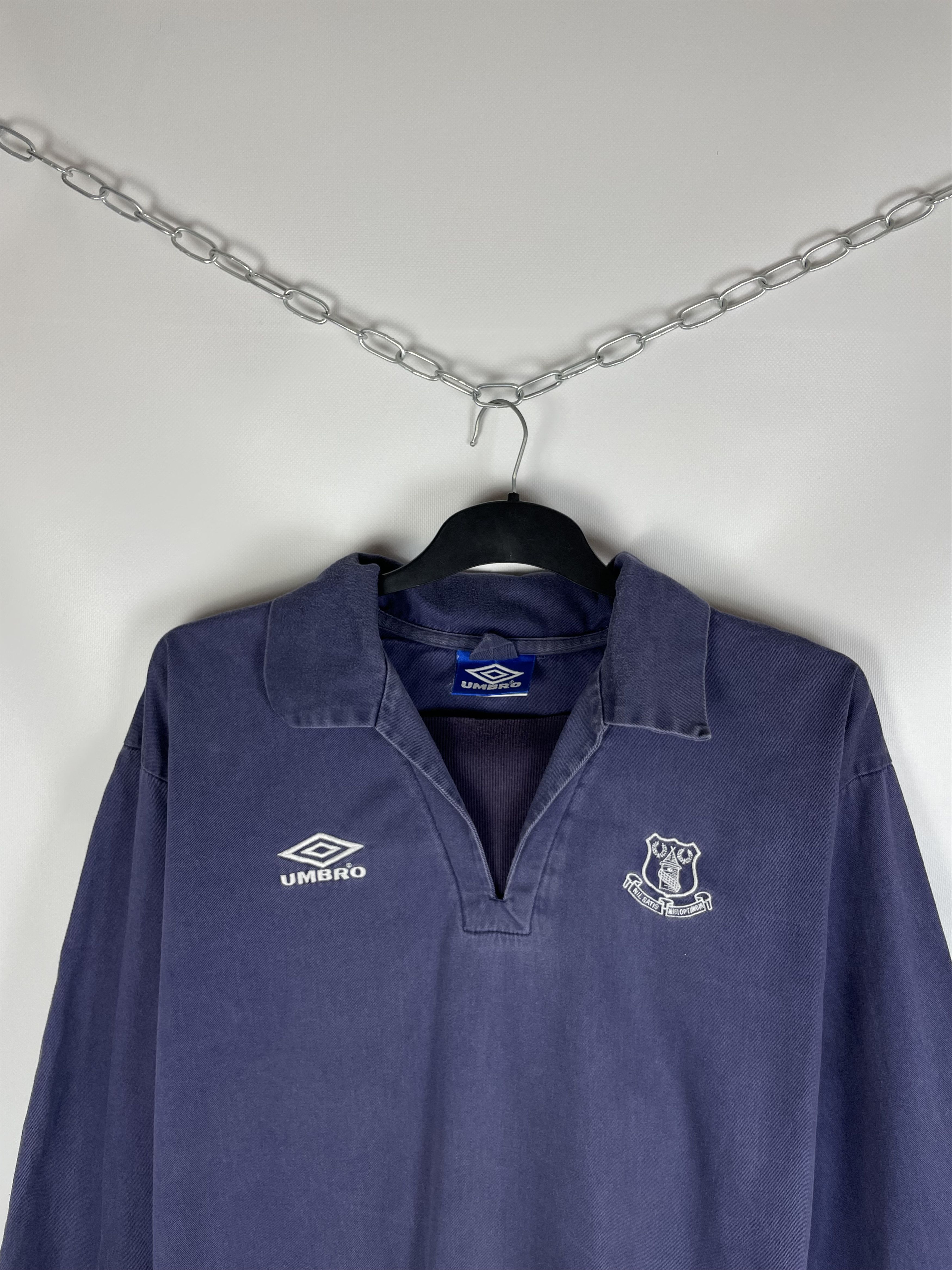 Umbro Everton 90s Rare Vintage Drill Top Umbro Jacket Size US XXL / EU 58 / 5 - 3 Thumbnail