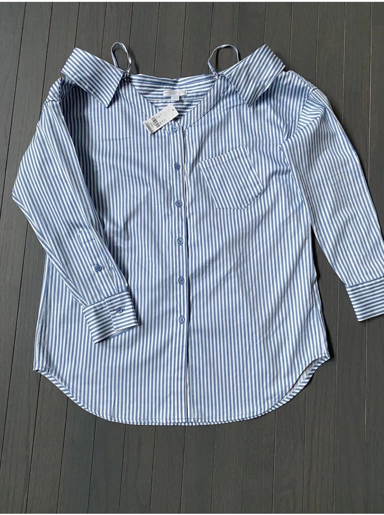 Other New York & Company Off the Shoulder long sleeve blouse Size S / US 4 / IT 40 - 2 Thumbnail