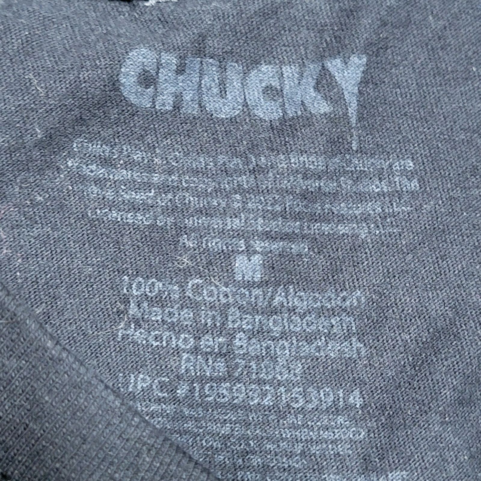 Other Chucky Black Unisex Tee Big Smile - Size Medium Size US M / EU 48-50 / 2 - 4 Thumbnail