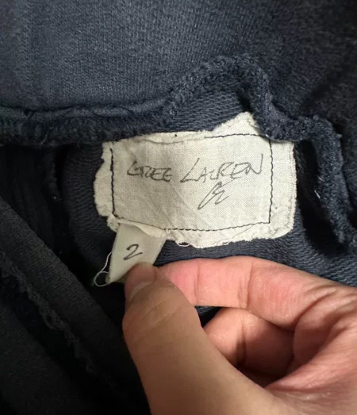 Greg Lauren GREG LAUREN Spliced Pants - DMC-2508 Size US 36 / EU 52 - 3 Thumbnail