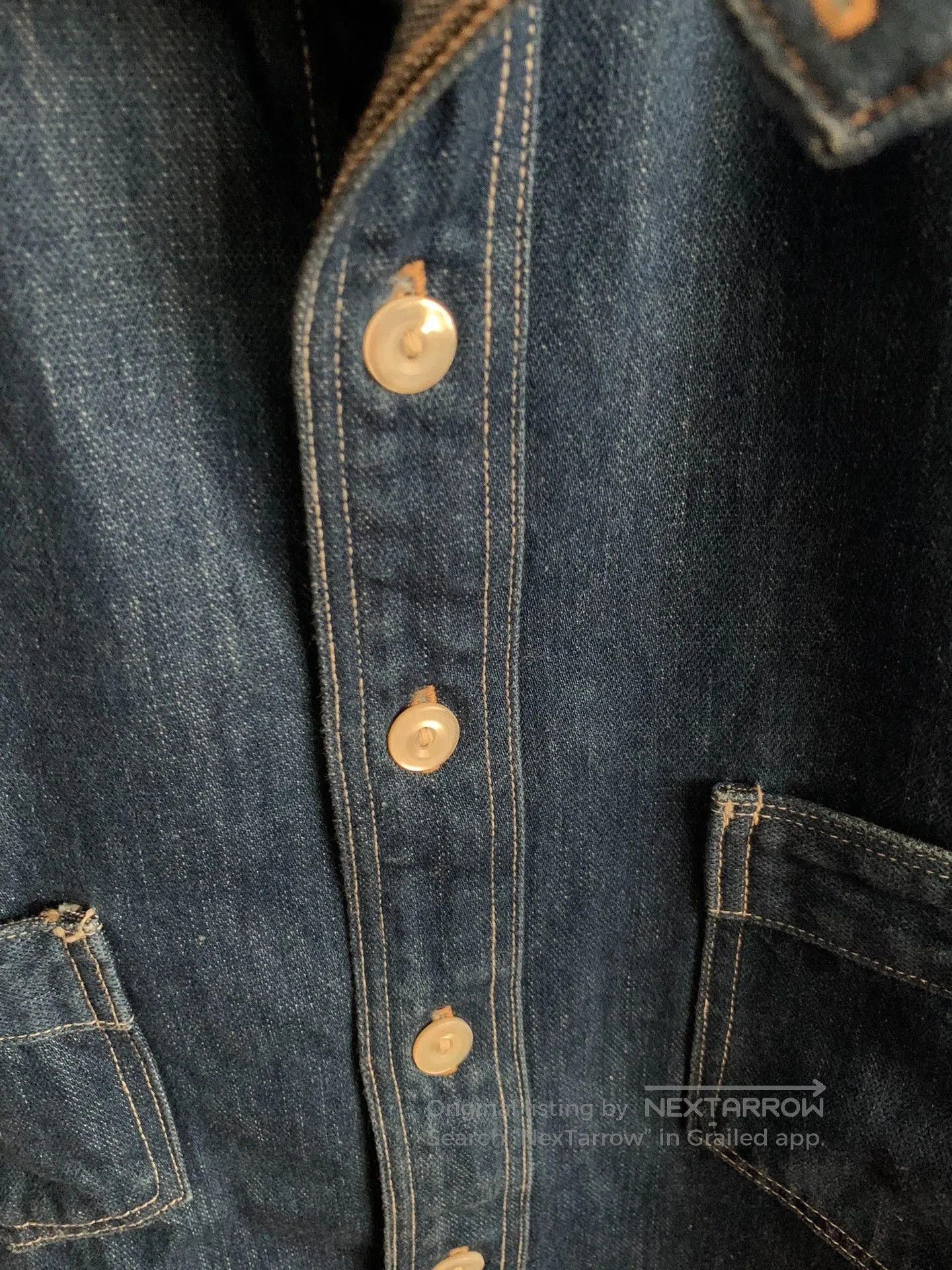 Freewheelers Bootleggers & Freewheelers Denim Shirt. Size US M / EU 48-50 / 2 - 4 Thumbnail