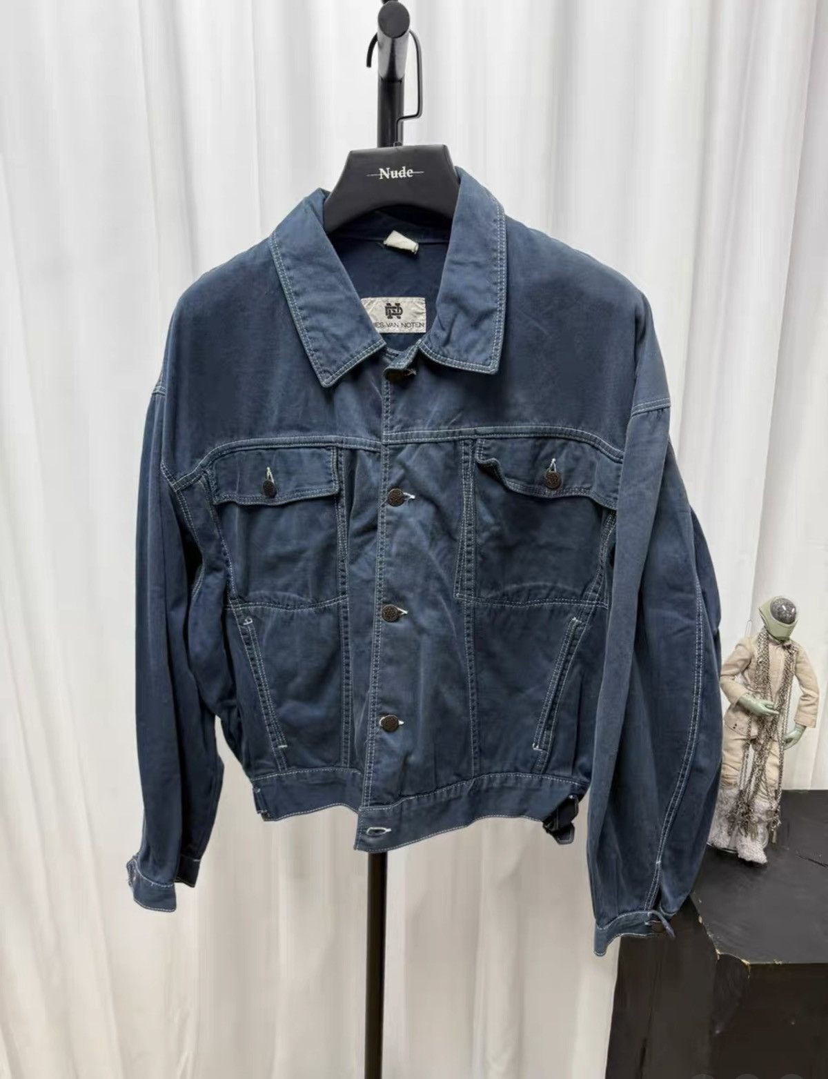 Dries Van Noten Dries Van Noten Topstitch Relaxed Canvas Jacket Size US M / EU 48-50 / 2 - 1 Thumbnail