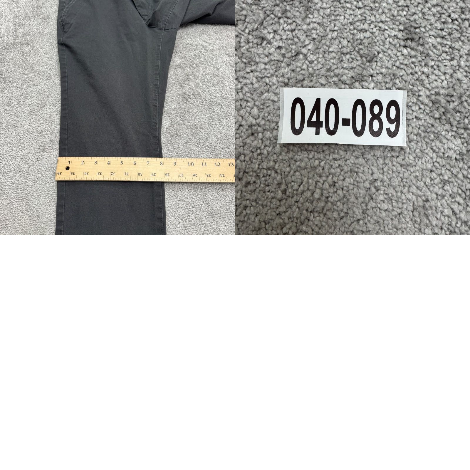 Bonobos Bonobos Slim Taper Chino Pants Mens 32x32 Charcoal Gray Straight Leg Stretch Size US 32 / EU 48 - 10 Thumbnail