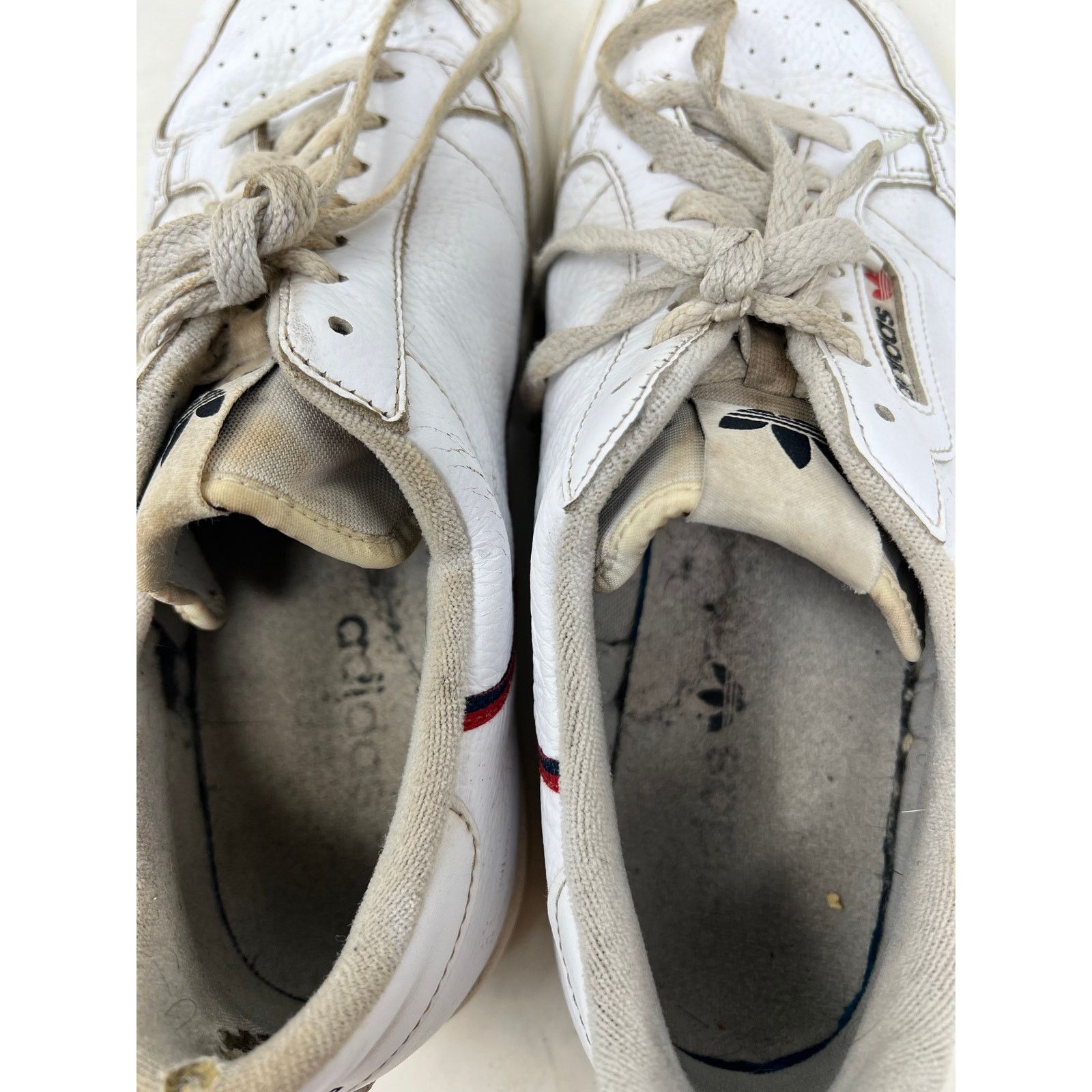 Adidas adidas Continental 80 White Scarlet Navy Mens 11.5 Size US 11.5 / EU 44-45 - 6 Thumbnail