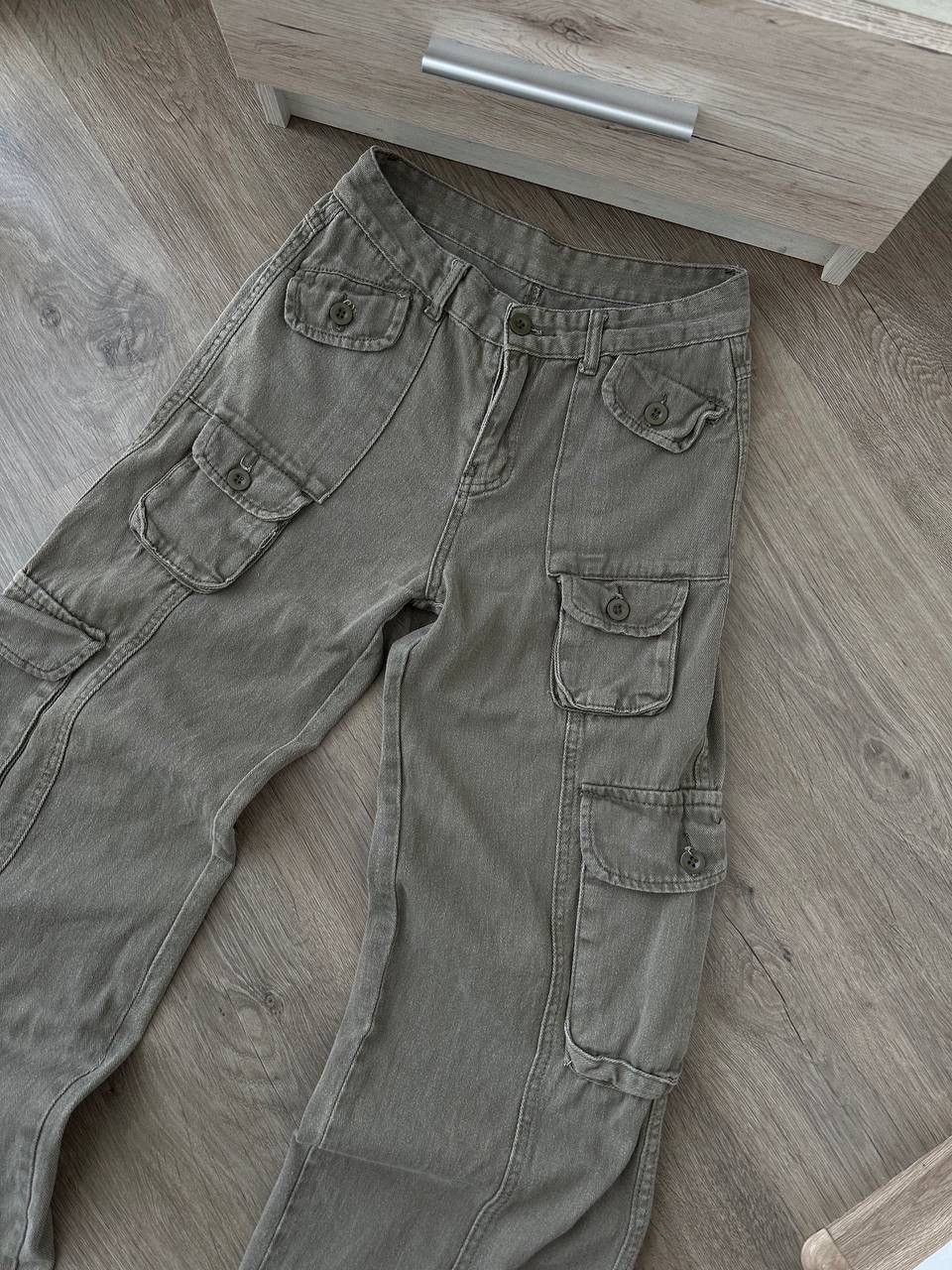 Japanese Brand × Vintage Vintage Japanese Patch Work Pocket Cargo Pants Size US 34 / EU 50 - 7 Thumbnail
