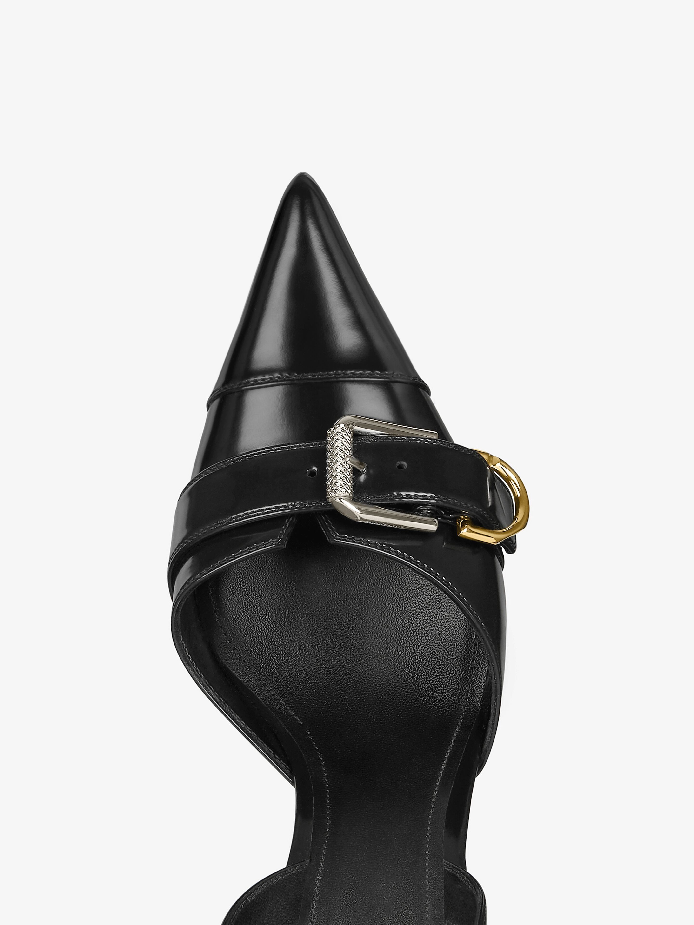 Givenchy o1srvl11e1225 Voyou Slingback Sandals in Black Size US 9 / IT 39 - 5 Thumbnail