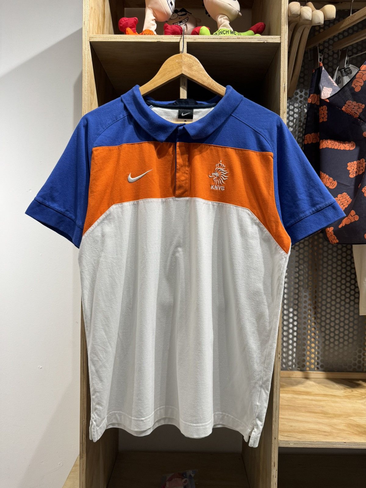 Nike Nederlands 2010-11 Nike Total 90 Polo shirt Size US L / EU 52-54 / 3 - 1 Thumbnail