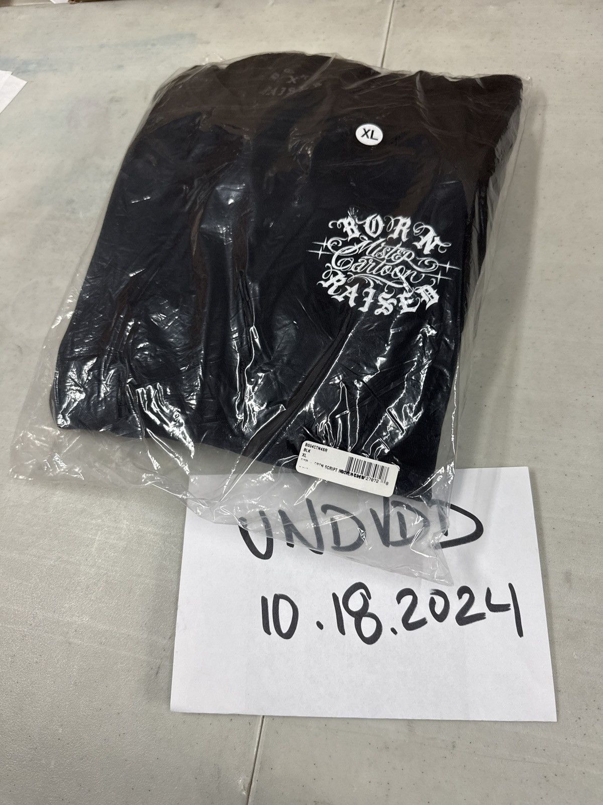 Born X Raised Born x Raised Mister Cartoon Script Rocker Crewneck Size US XL / EU 56 / 4 - 3 Thumbnail