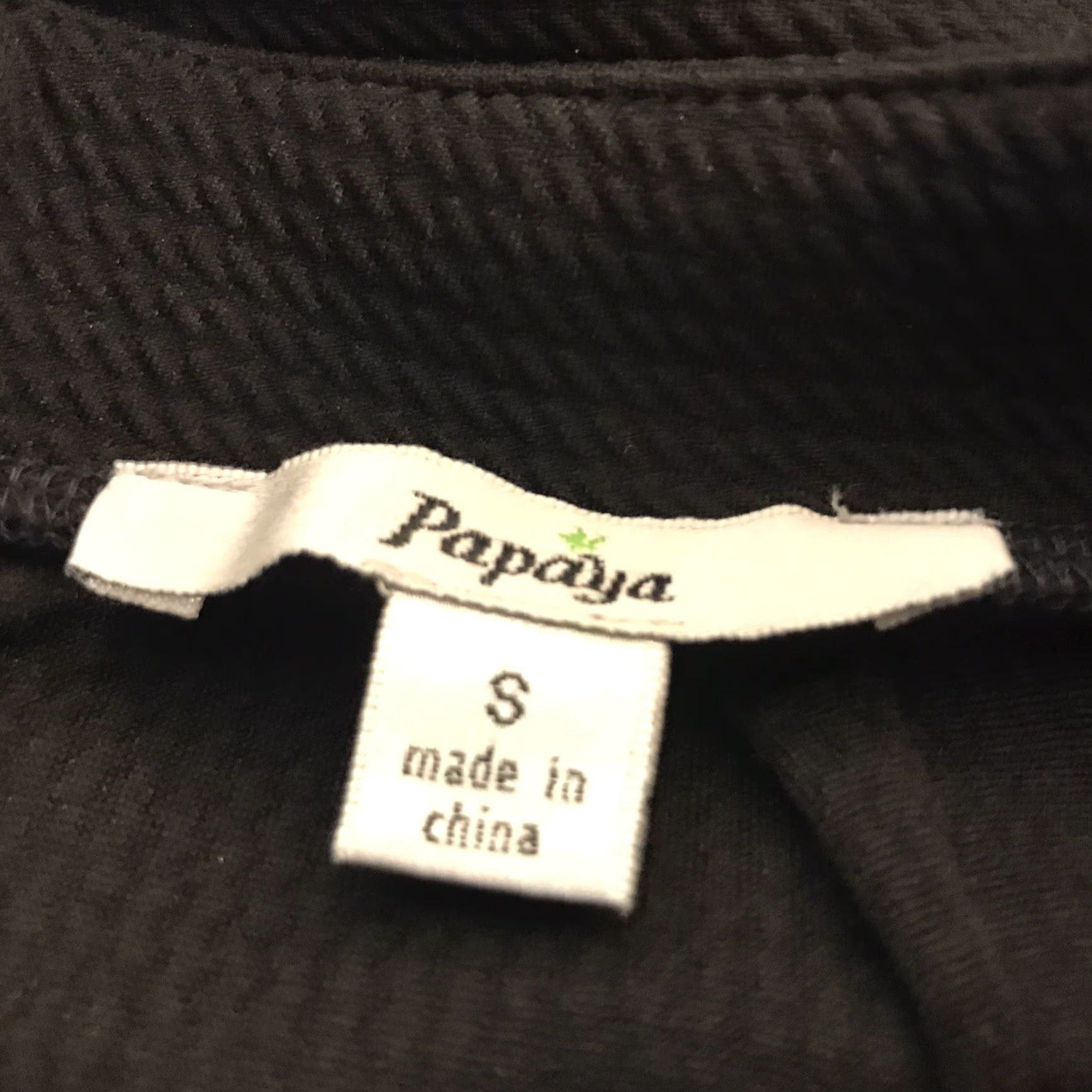 Vintage Papaya Black Scalloped Hem Knee Length Skirt Womens Size S Size 28" / US 6 / IT 42 - 3 Thumbnail