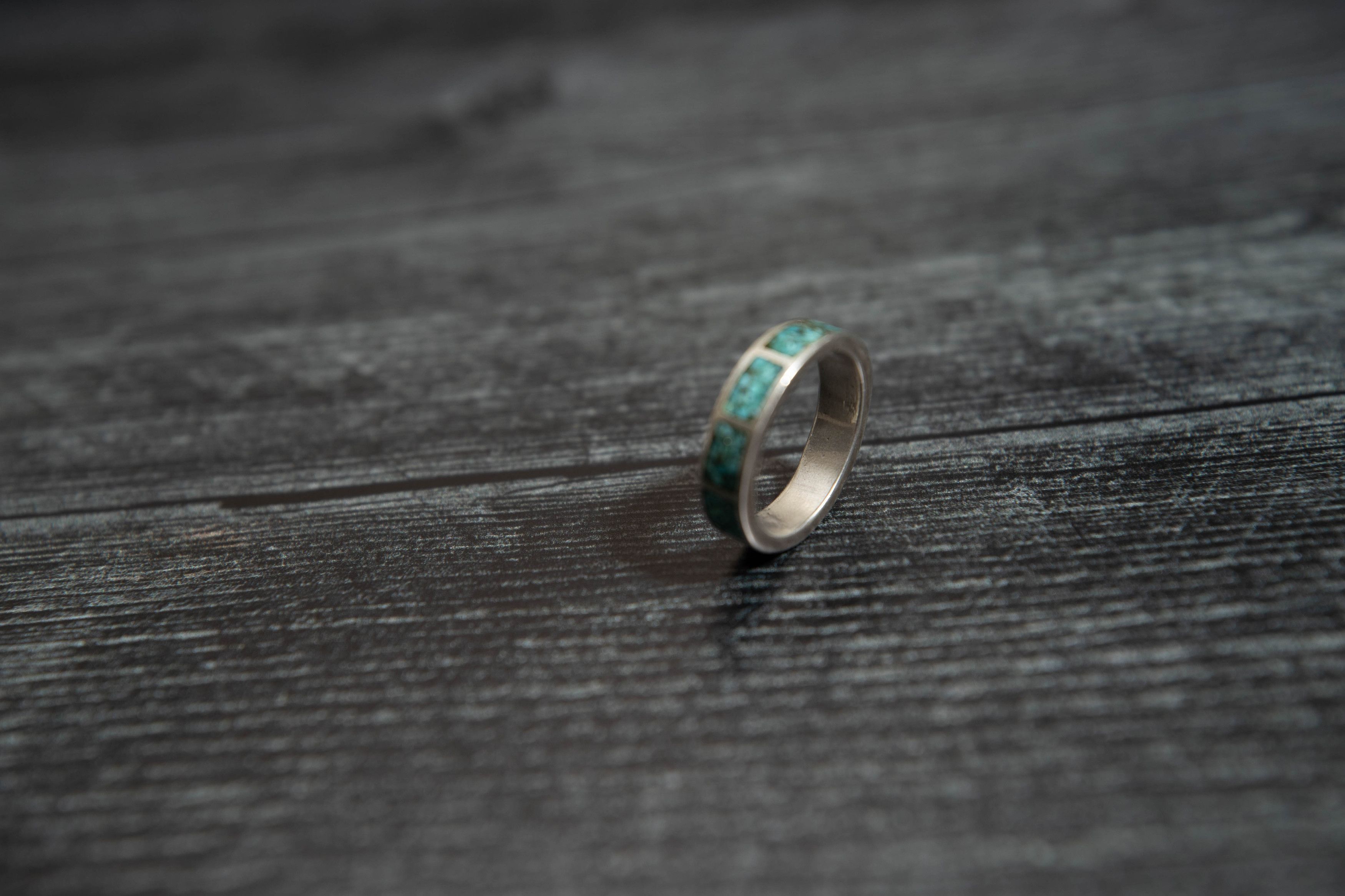 Other Mens Turquoise Ring Size ONE SIZE - 8 Thumbnail
