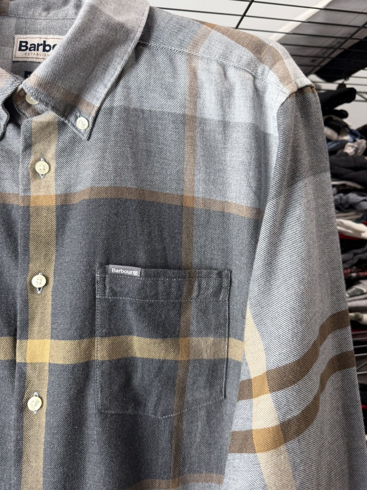 Barbour Vintage Barbour Checkered Plaid Shirt Size US M / EU 48-50 / 2 - 3 Thumbnail